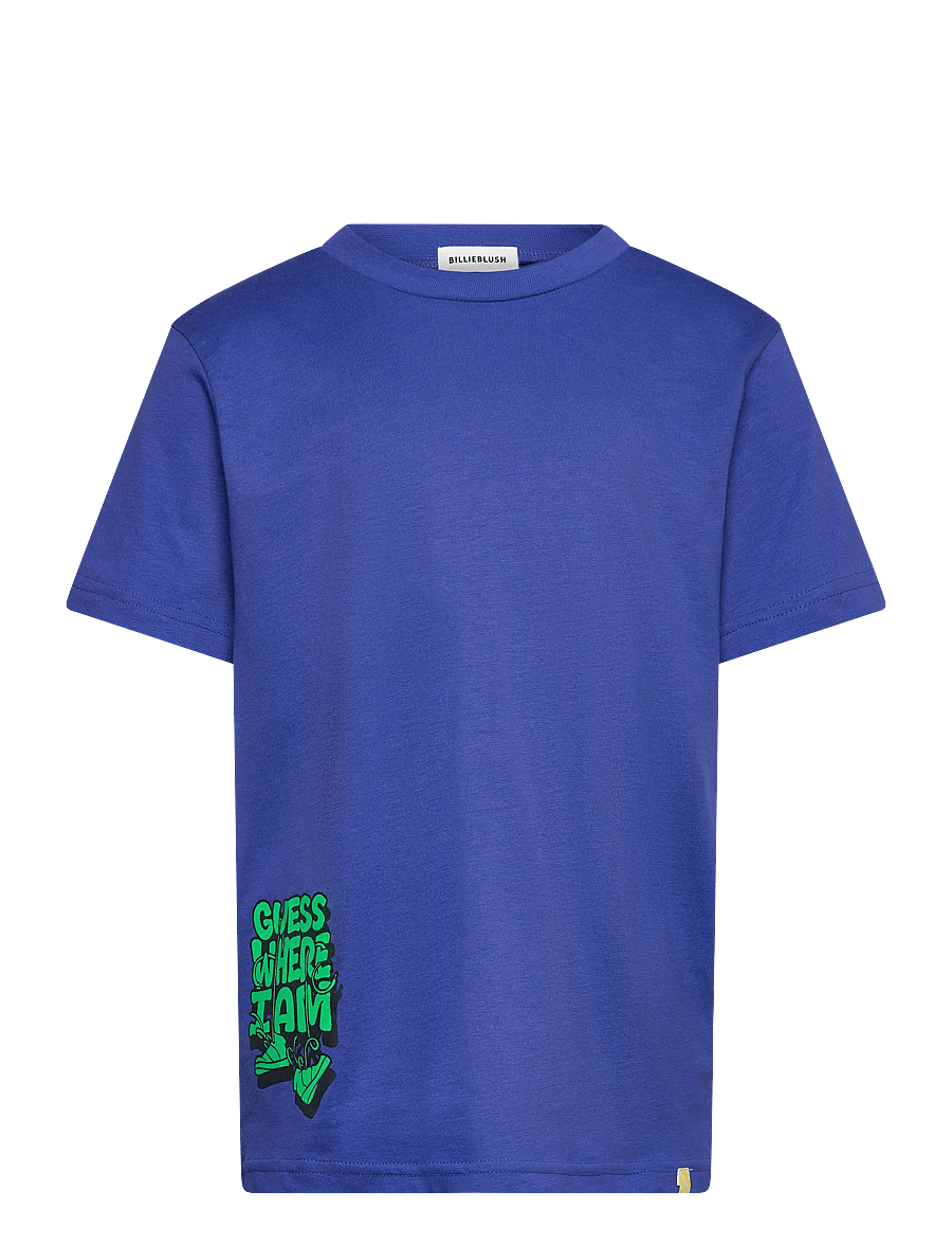 Billieblush - SHORT SLEEVES TEE-SHIRT - lyhythihaiset t-paidat - blue - 0