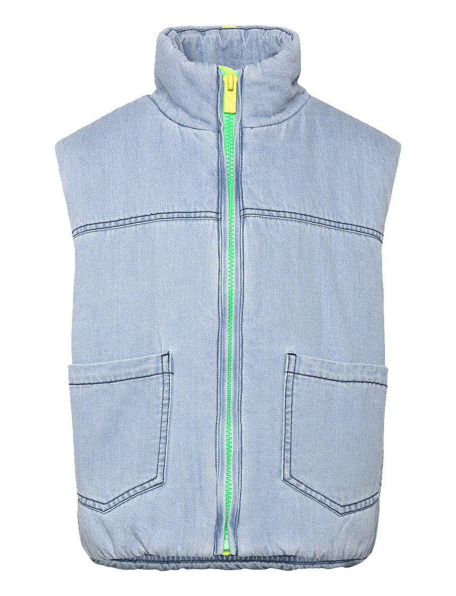 Billieblush - PUFFER JACKET SLEEVELESS - winterjacke - double stone+bleach - 0