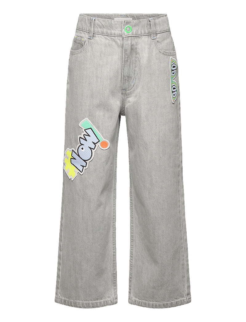 Billieblush - DENIM TROUSERS - brede jeans - denim grey - 0
