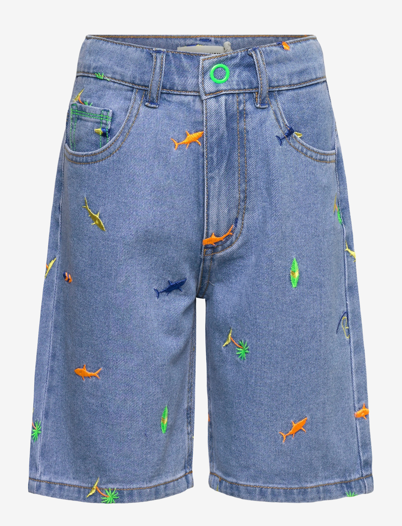 Billieblush - DENIM BERMUDA SHORTS - denim shorts - double stone+bleach - 0