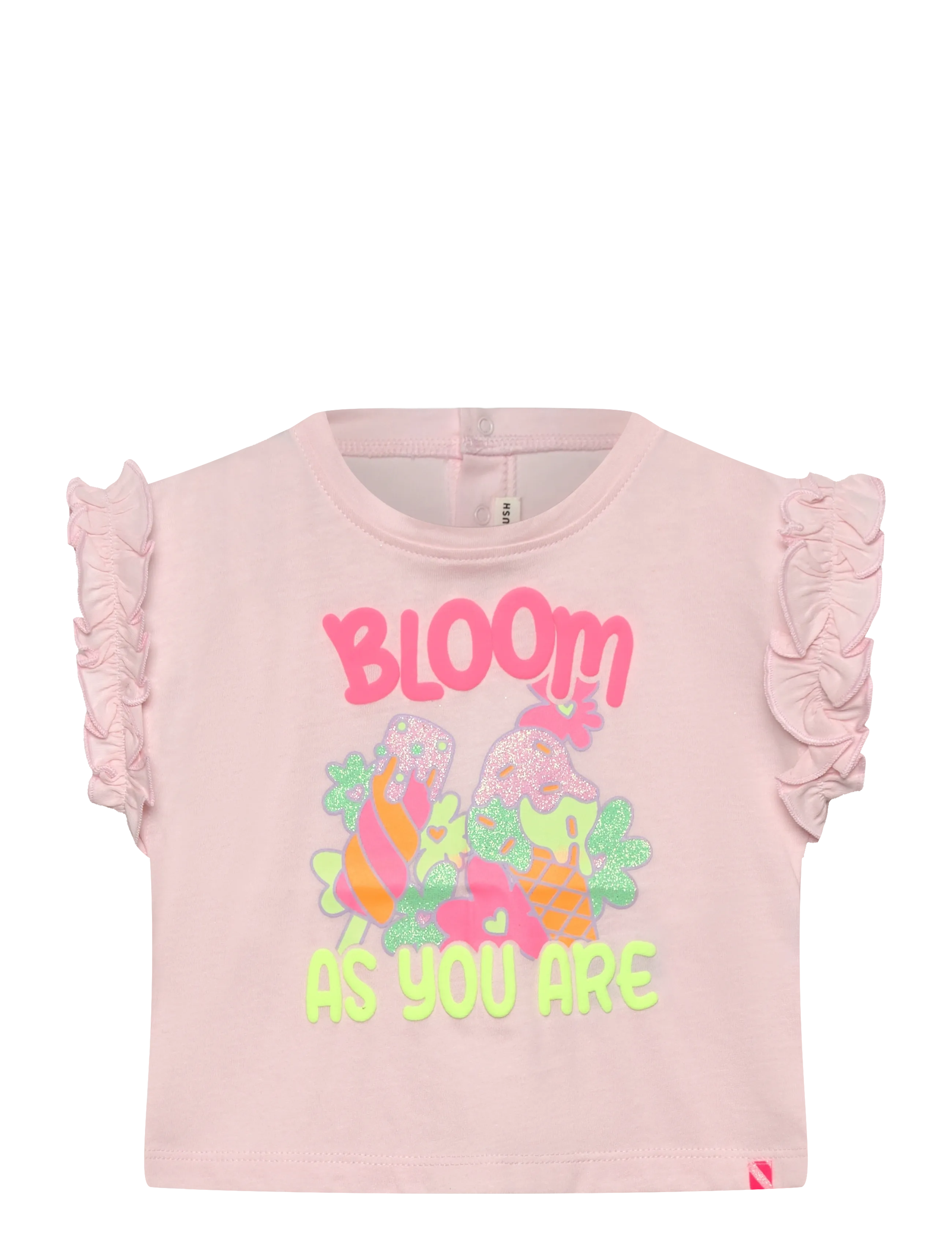 Billieblush Short Sleeves Tee-Shirt, 98, T-shirts, Rosa - Short-sleeved, Kinder