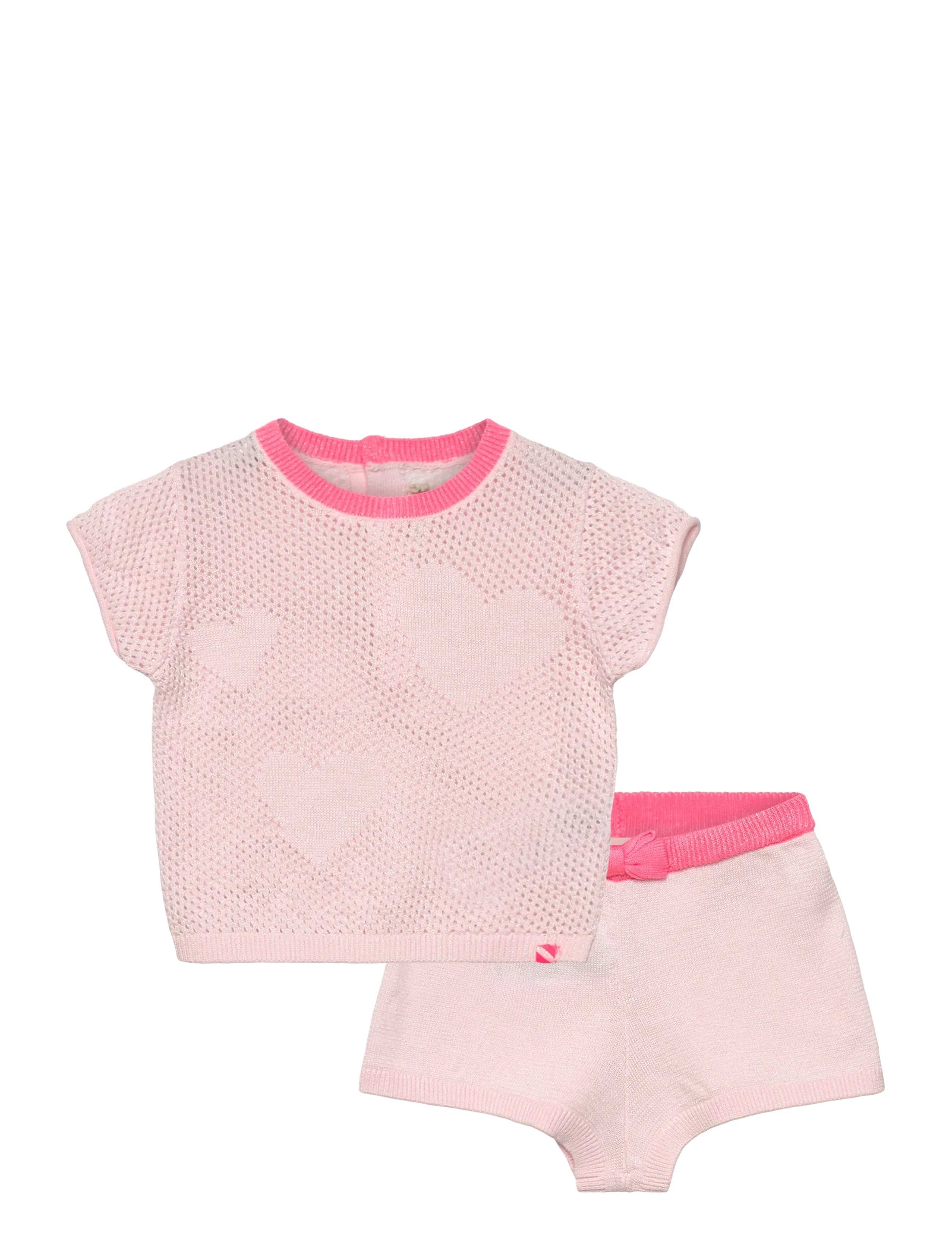Billieblush T-Shirt+Shorts, 81, Sets, Rosa - Sets With Short-sleeved T-shirt, Kinder