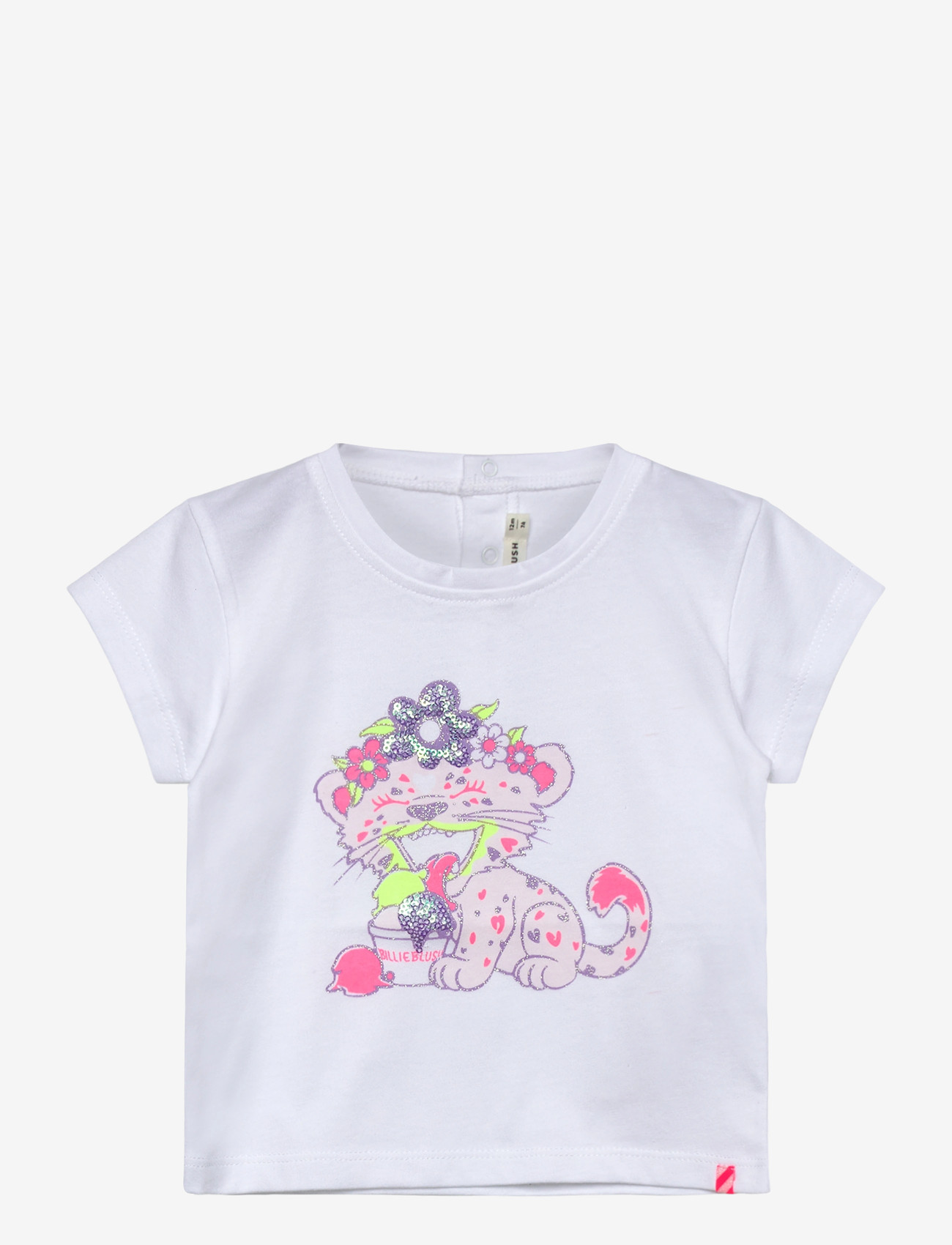 Billieblush - SHORT SLEEVES TEE-SHIRT - short-sleeved t-shirts - white - 0