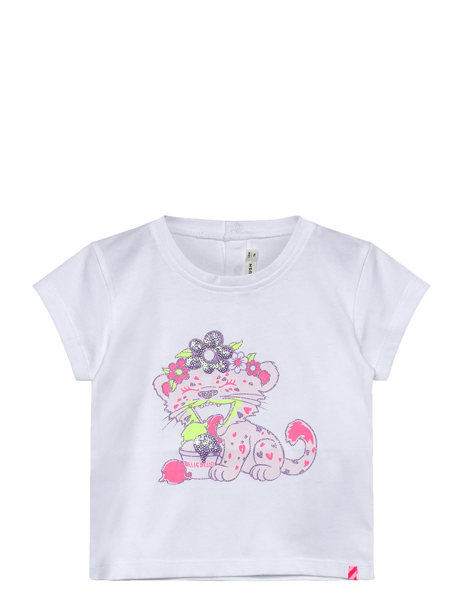 Billieblush - SHORT SLEEVES TEE-SHIRT - kortärmade t-shirts - white - 0
