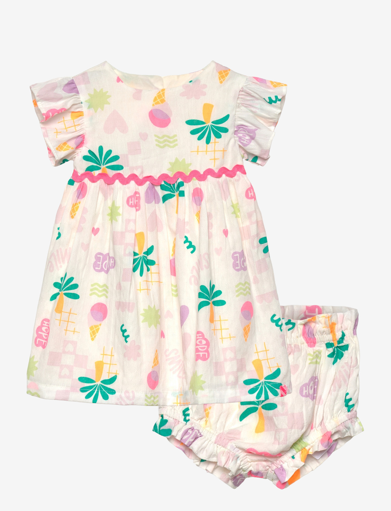 Billieblush - DRESS+BLOOMERS SET - short-sleeved baby dresses - ivory - 0