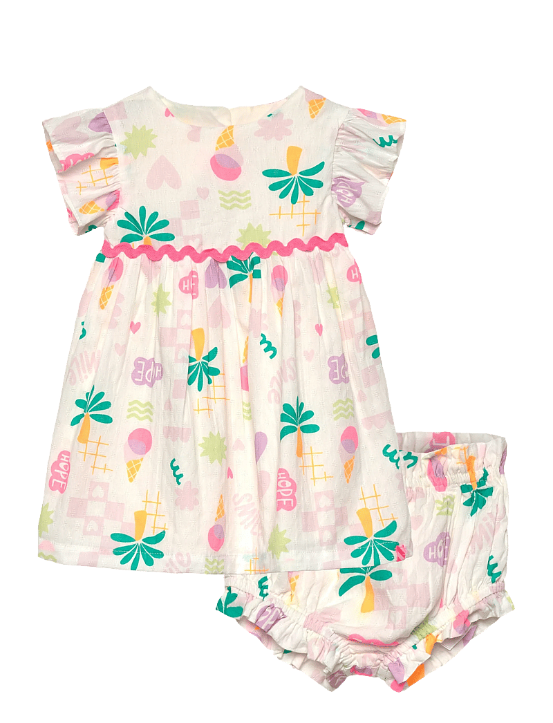 Billieblush - DRESS+BLOOMERS SET - short-sleeved baby dresses - ivory - 0