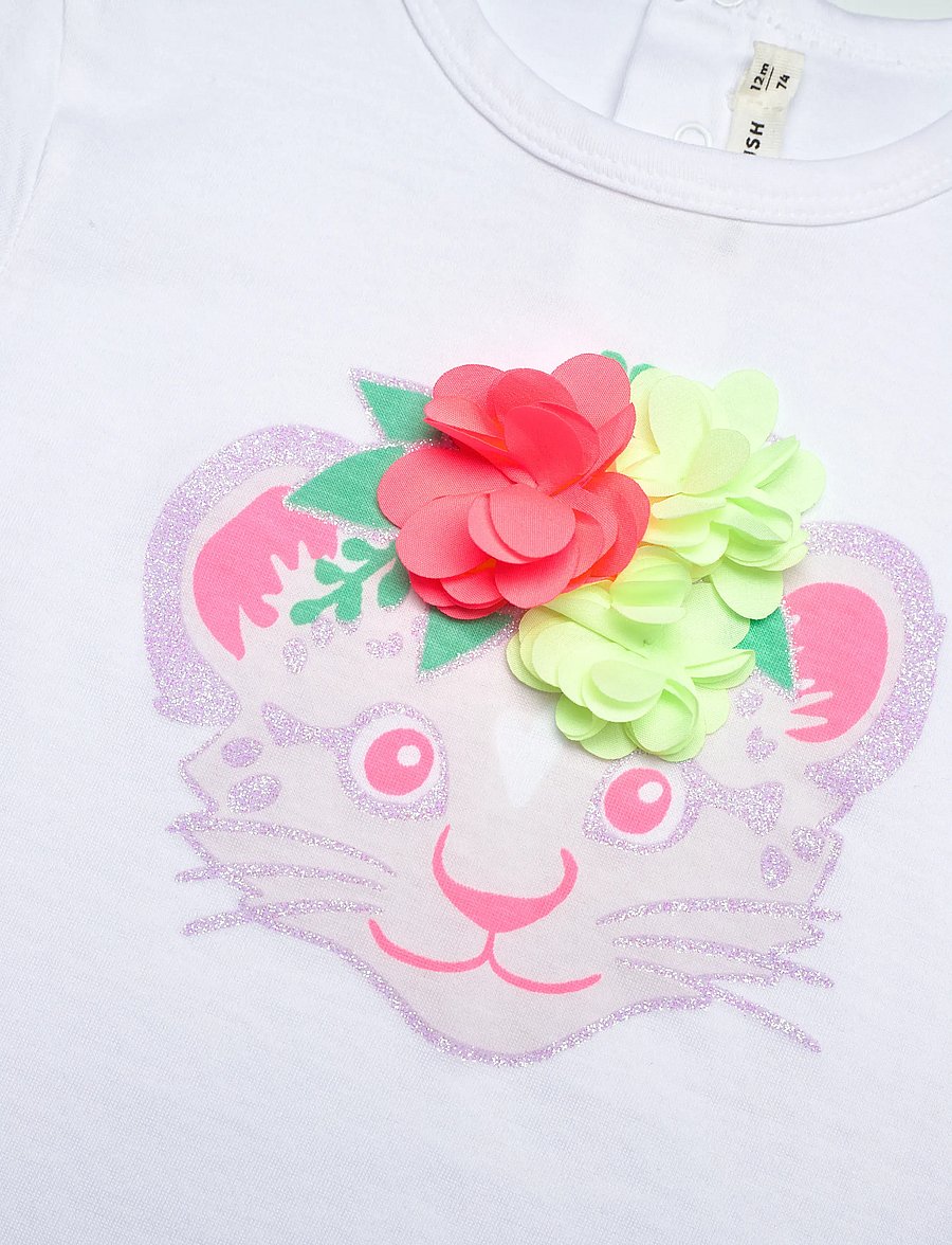 Billieblush - SHORT SLEEVES TEE-SHIRT - kortärmade t-shirts - white - 2
