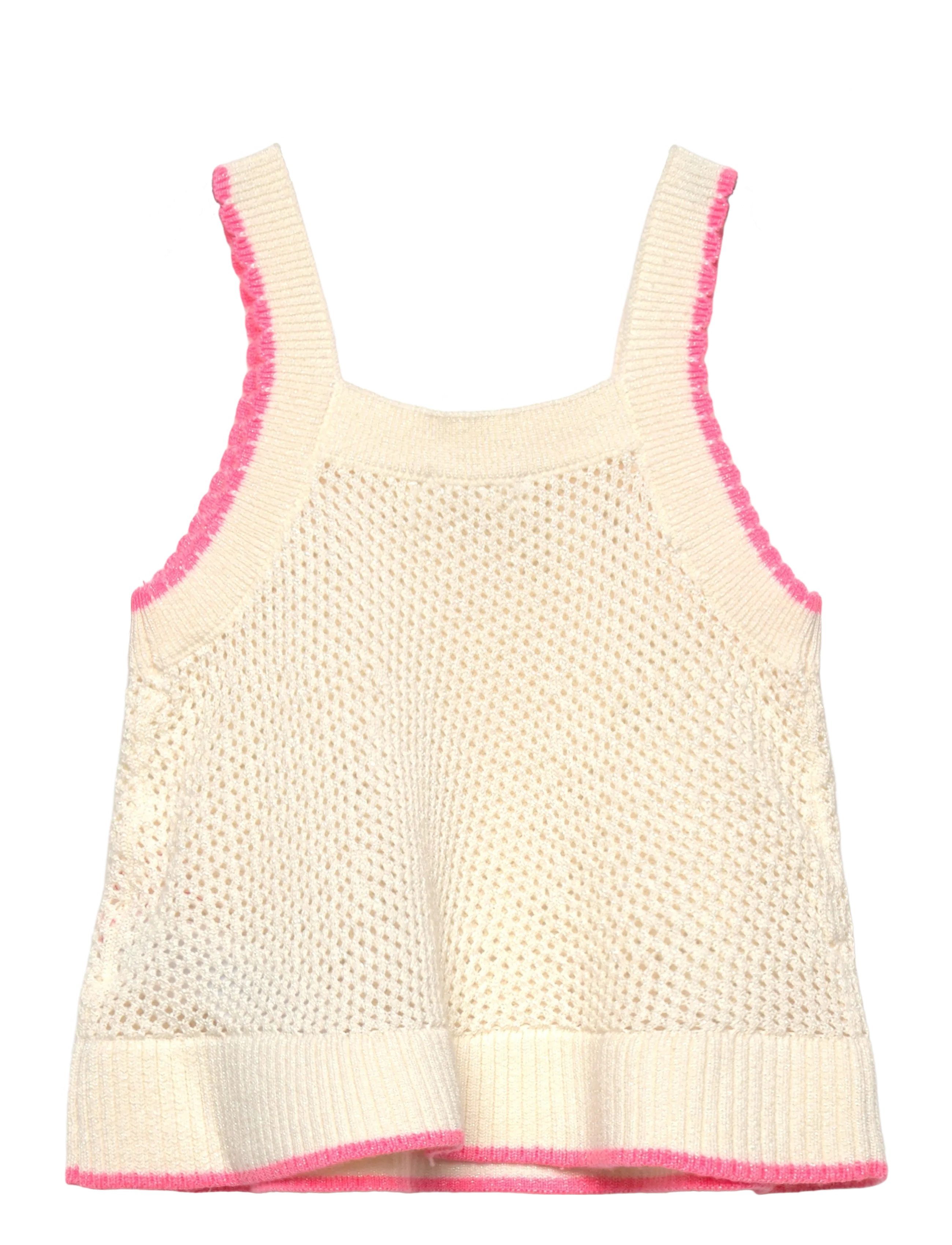 Billieblush - KNITTING TANK TOP - palaidinukės be rankovių - ivory - 1