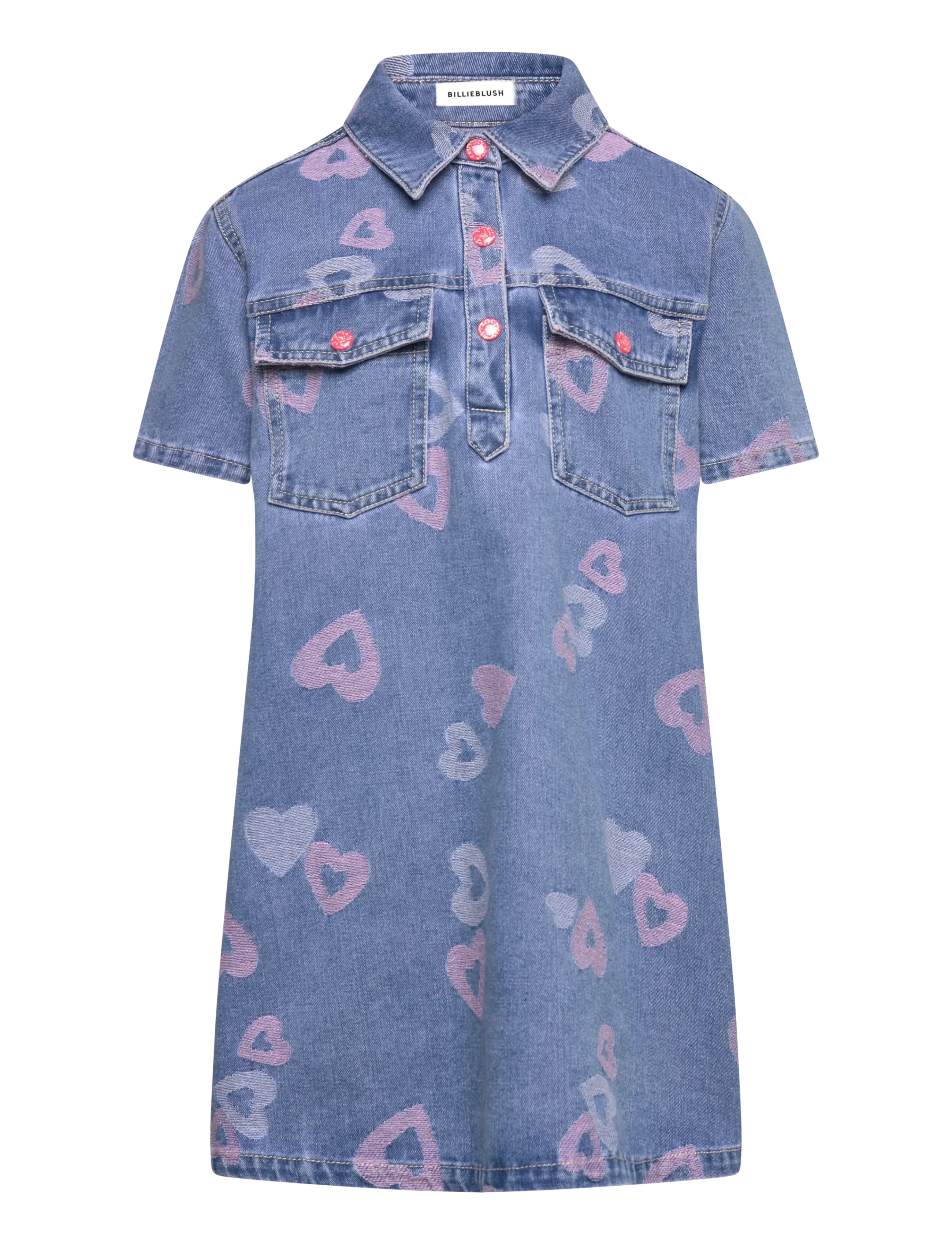 Billieblush Denim Dress, Børn, Denimkjole, Blå, Str: 104