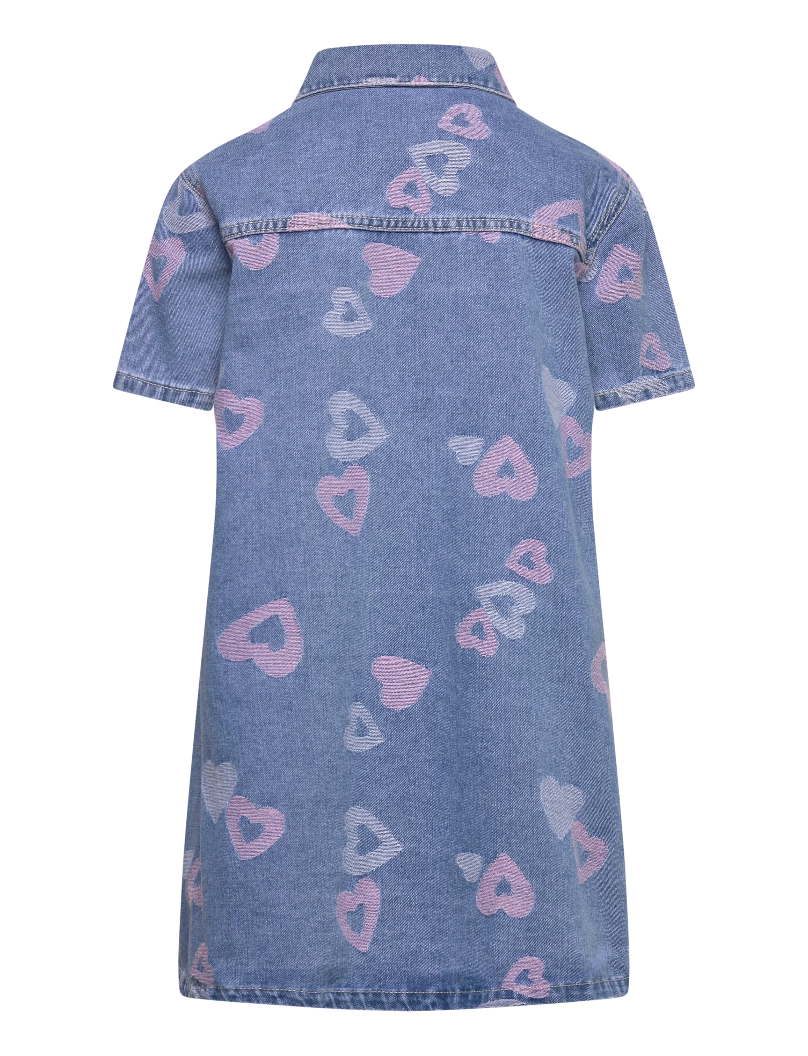 Billieblush - DENIM DRESS - kurzärmelige freizeitkleider - denim blue - 1
