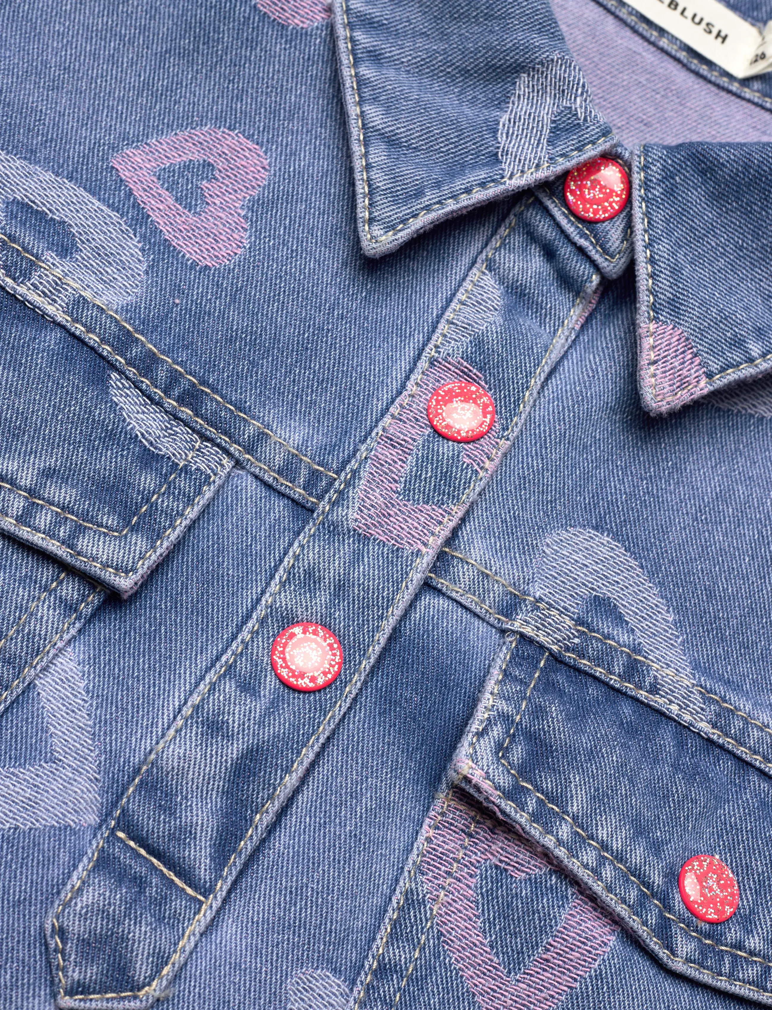 Billieblush - DENIM DRESS - kurzärmelige freizeitkleider - denim blue - 2