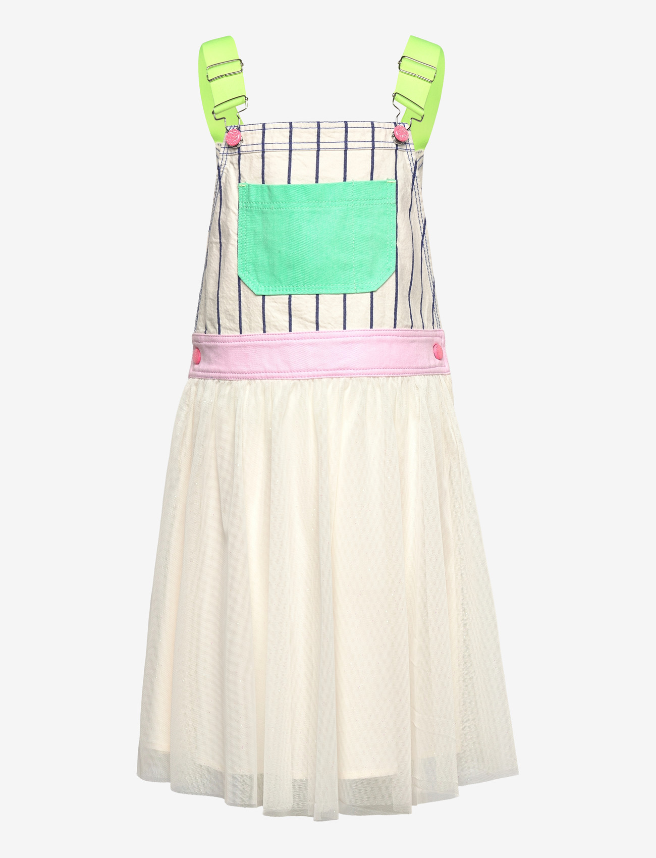 Billieblush - DRESS - overgooier - white  blue - 0