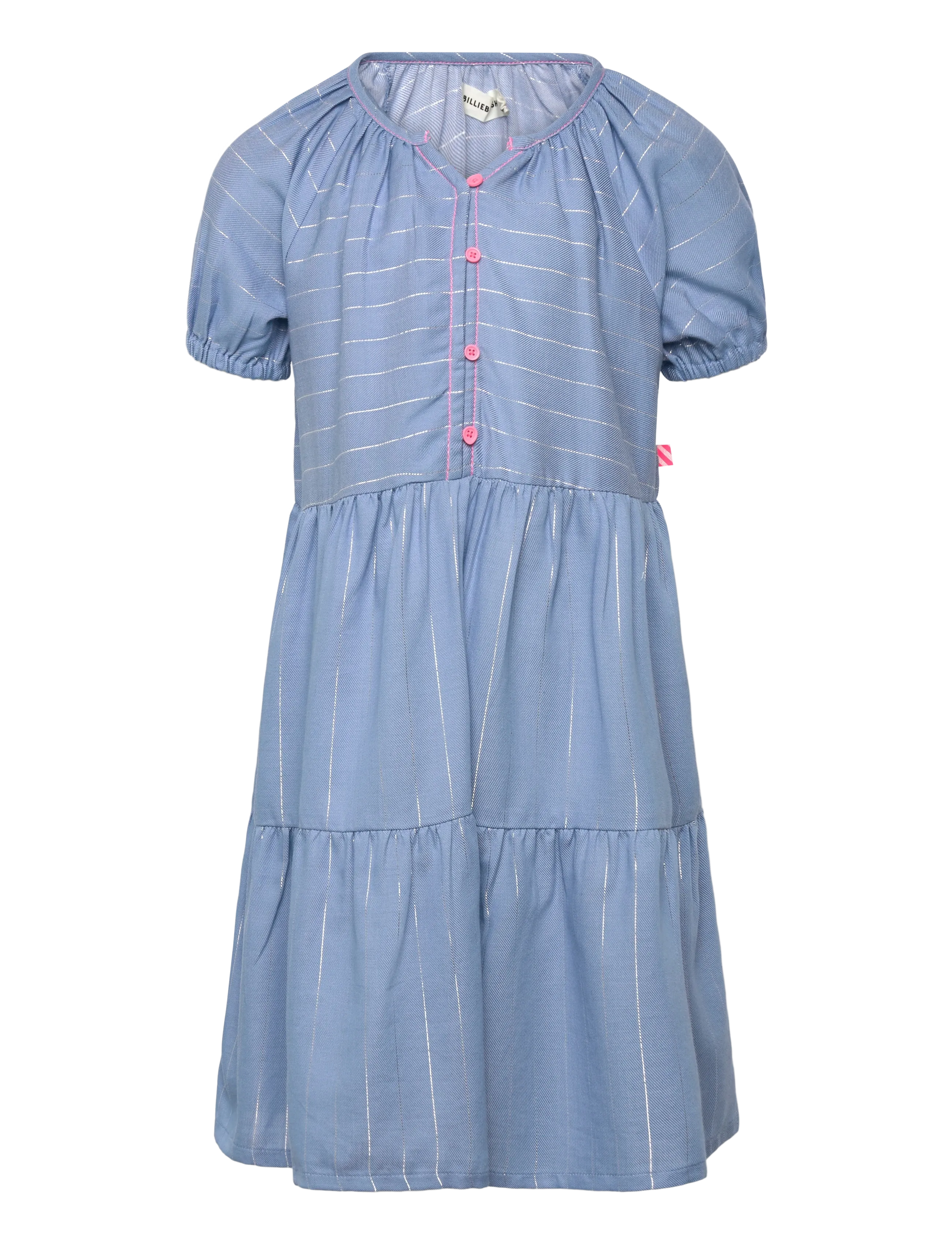 Billieblush Dress, 128, Casual Dresses, Blau - Short-sleeved Kinder