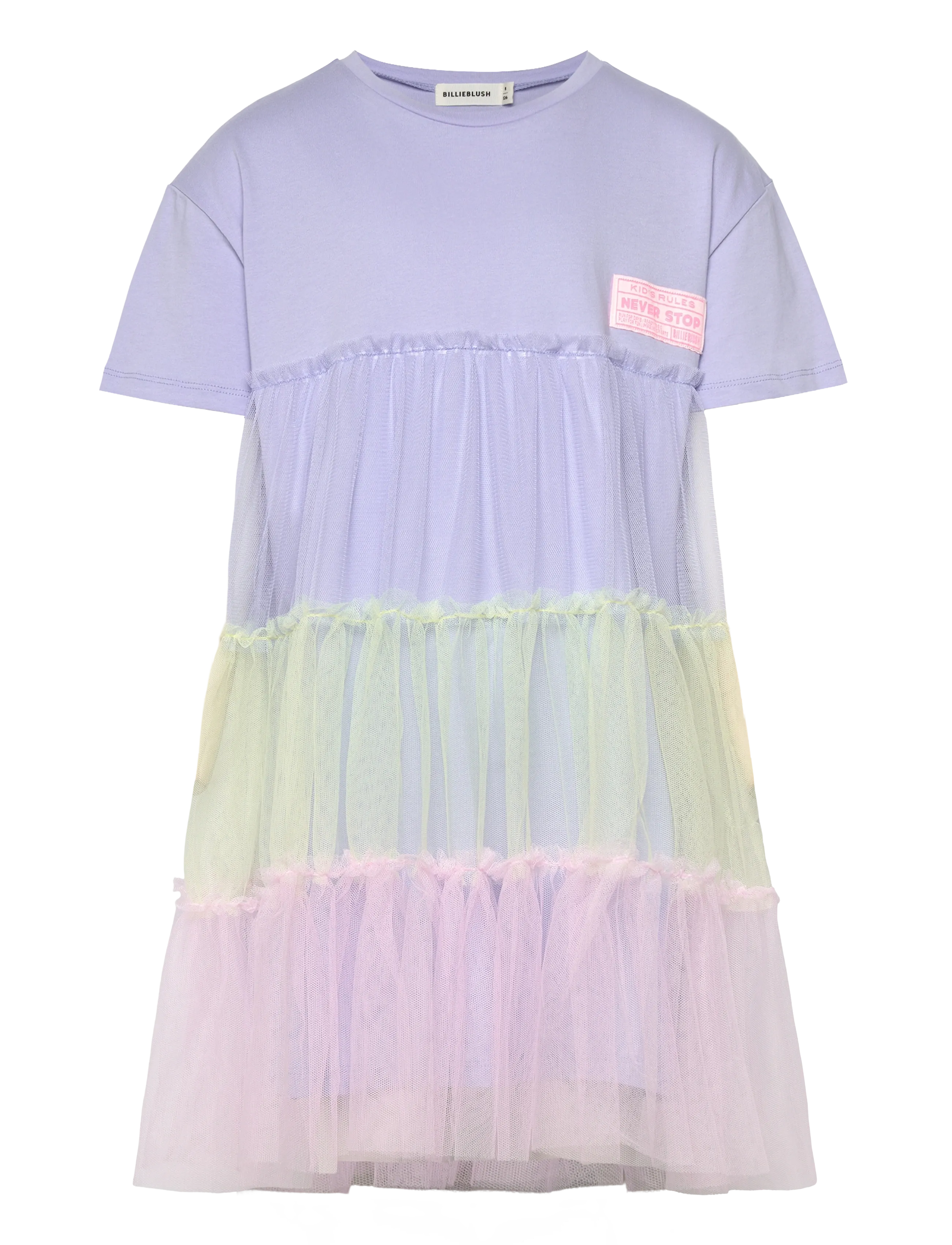 Billieblush Dress, 116, Casual Dresses, Lila - Short-sleeved Kinder