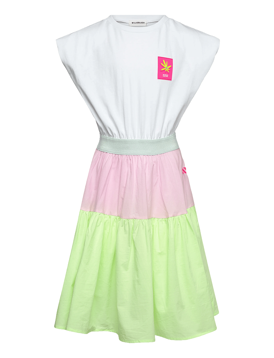 Billieblush - DRESS - kurzärmelige freizeitkleider - white - 0