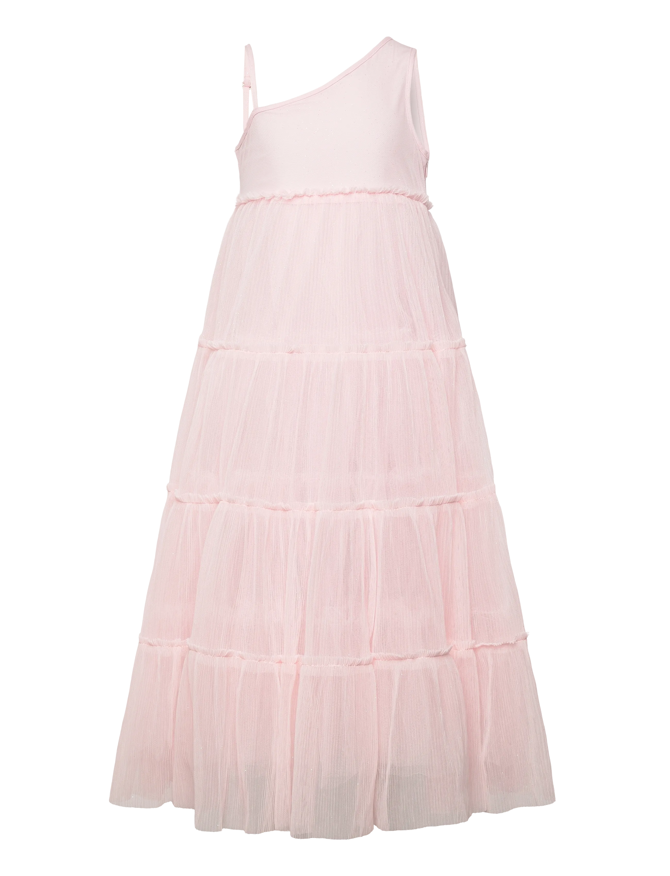 Billieblush FLOUNCED DRESS - Teens 140-176 - PINK  PALE / pink/rose