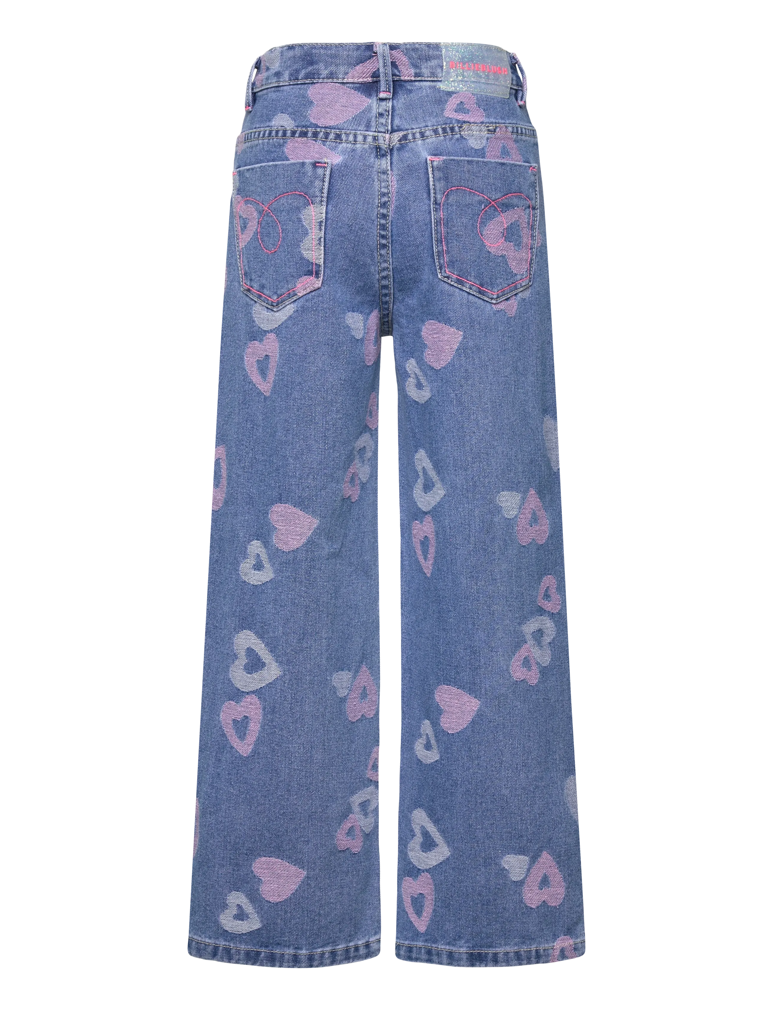 Billieblush - DENIM TROUSERS - platėjantys apačioje - denim blue - 1