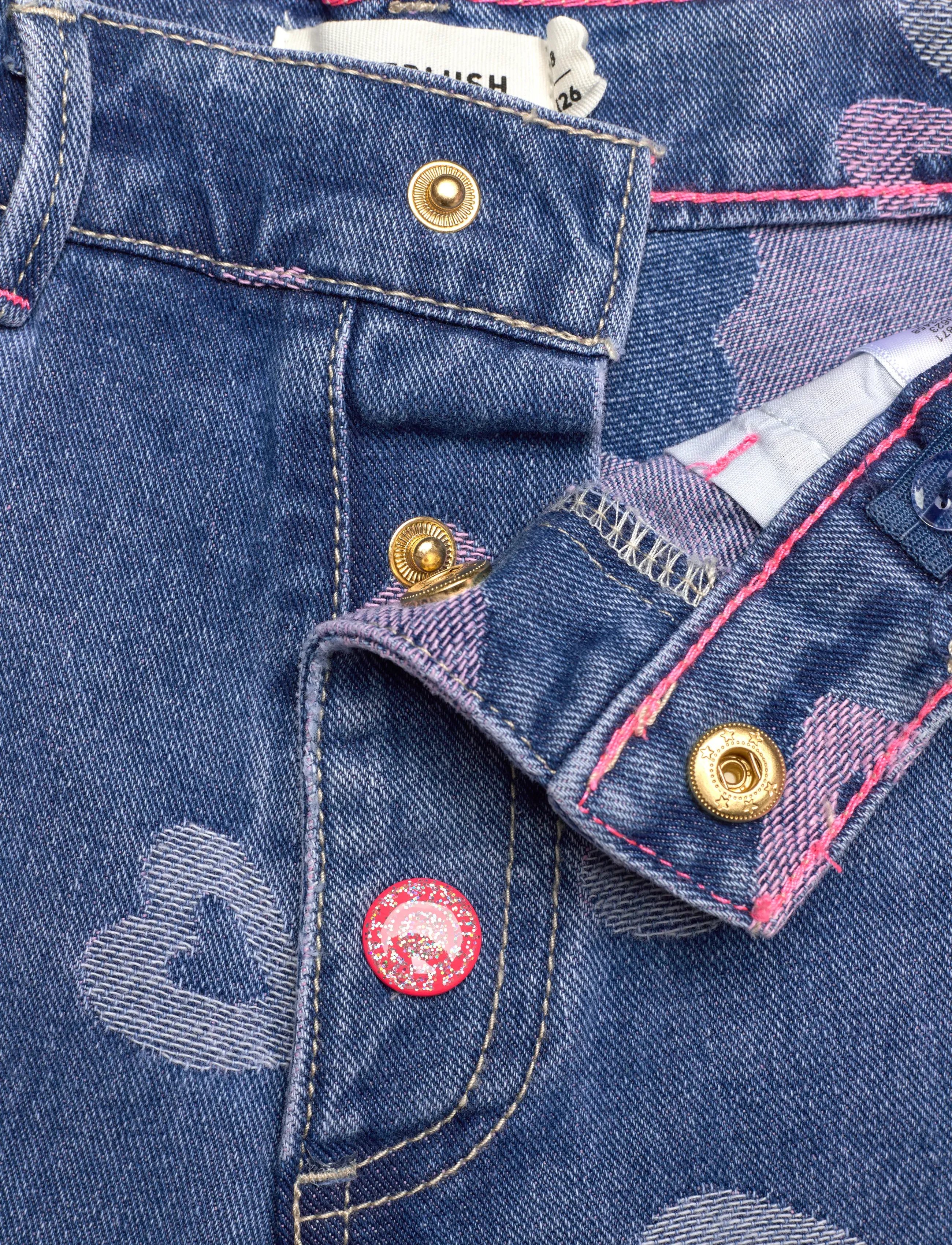 Billieblush - DENIM TROUSERS - platėjantys apačioje - denim blue - 3