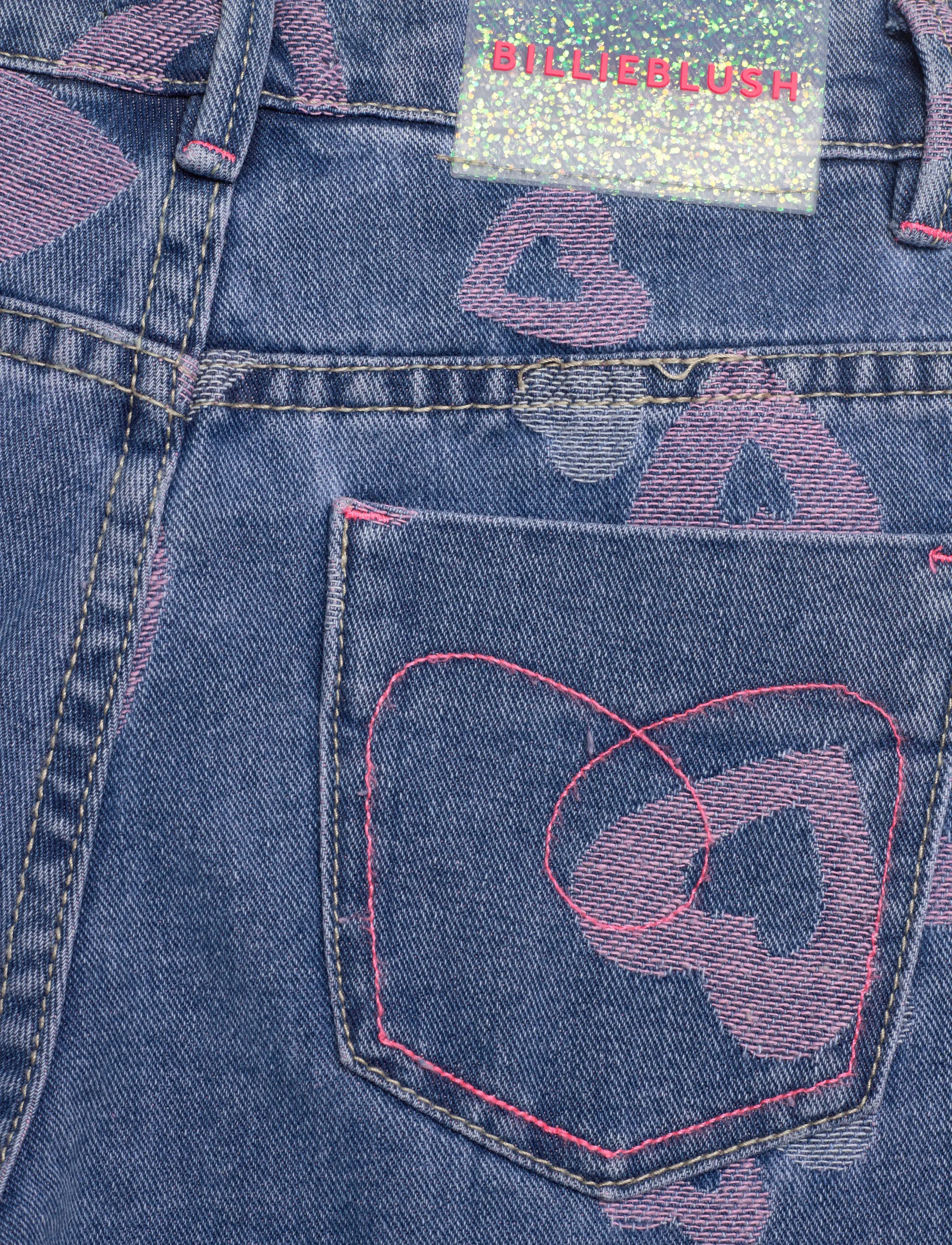 Billieblush - DENIM TROUSERS - platėjantys apačioje - denim blue - 4