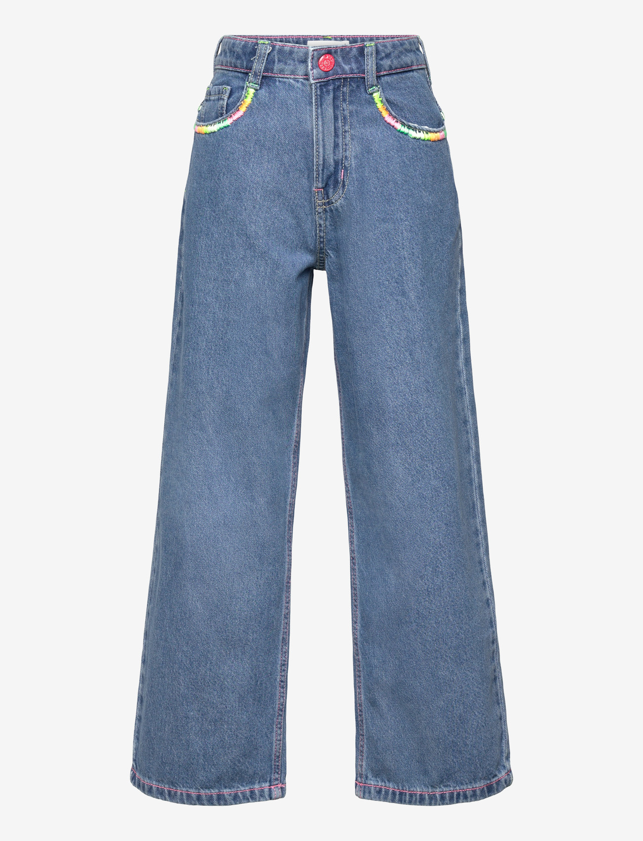 Billieblush - DENIM TROUSERS - loose jeans - double stone+brossage - 0