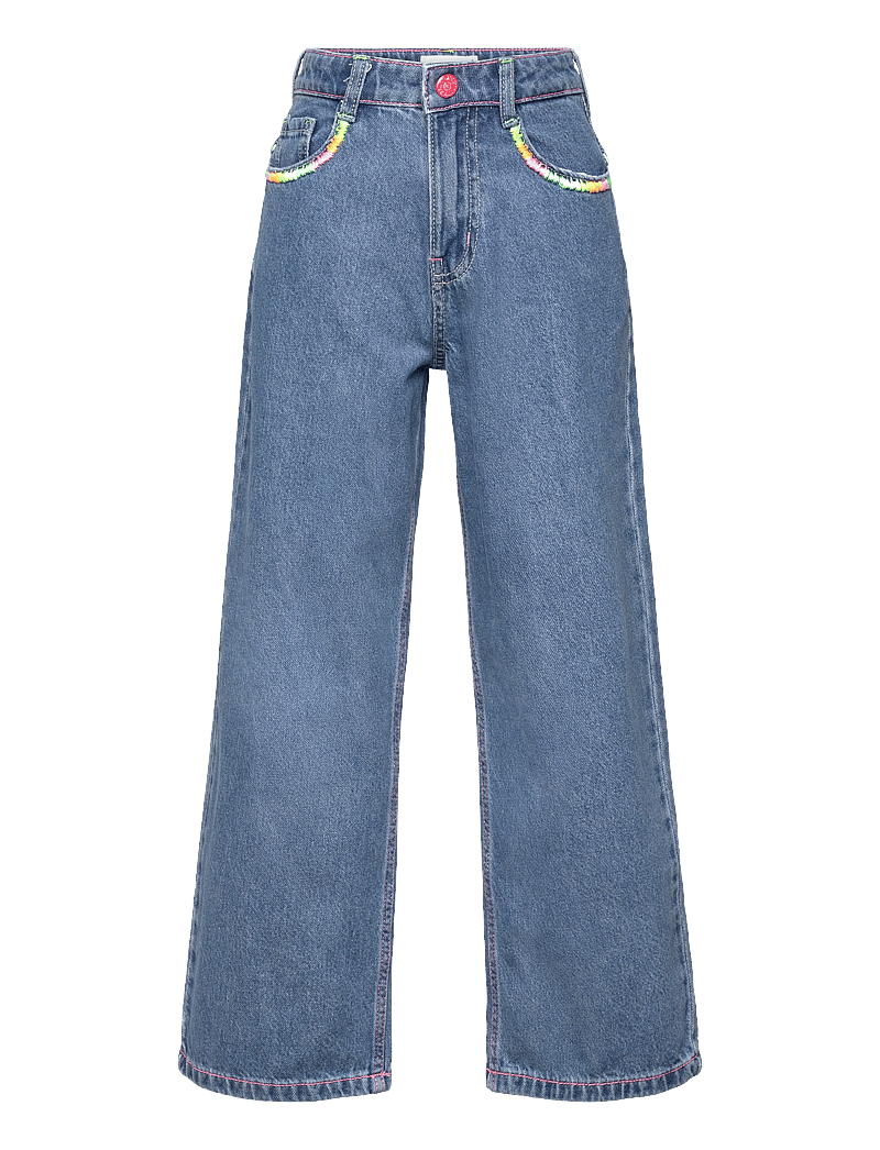 Billieblush - DENIM TROUSERS - loose jeans - double stone+brossage - 0