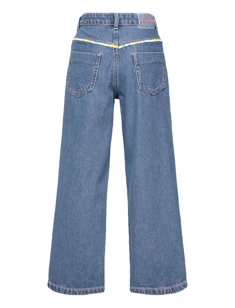 Billieblush - DENIM TROUSERS - loose jeans - double stone+brossage - 1