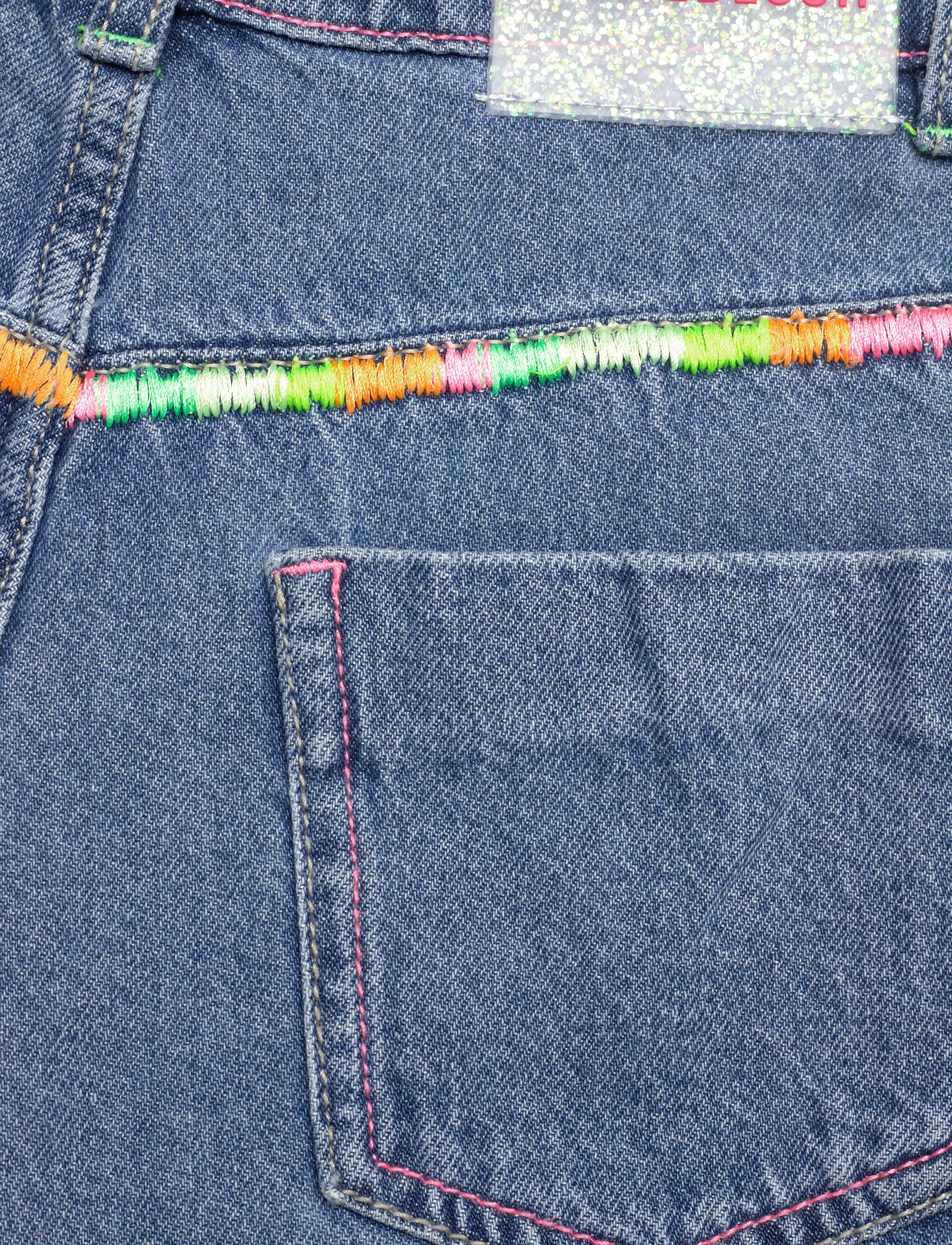 Billieblush - DENIM TROUSERS - alt laienevad teksad - double stone+brossage - 4