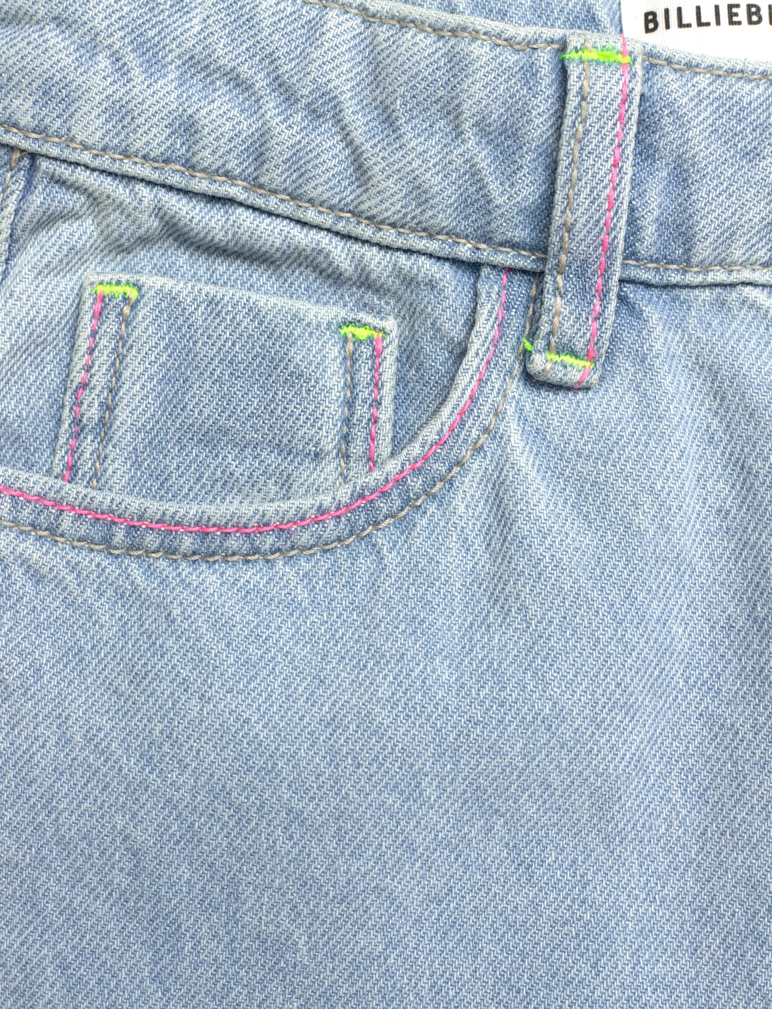 Billieblush - DENIM TROUSERS - brede jeans - double stone+bleach - 2