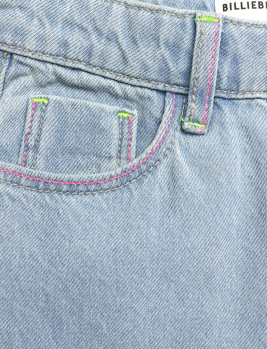 Billieblush - DENIM TROUSERS - hosen mit weitem bein - double stone+bleach - 2