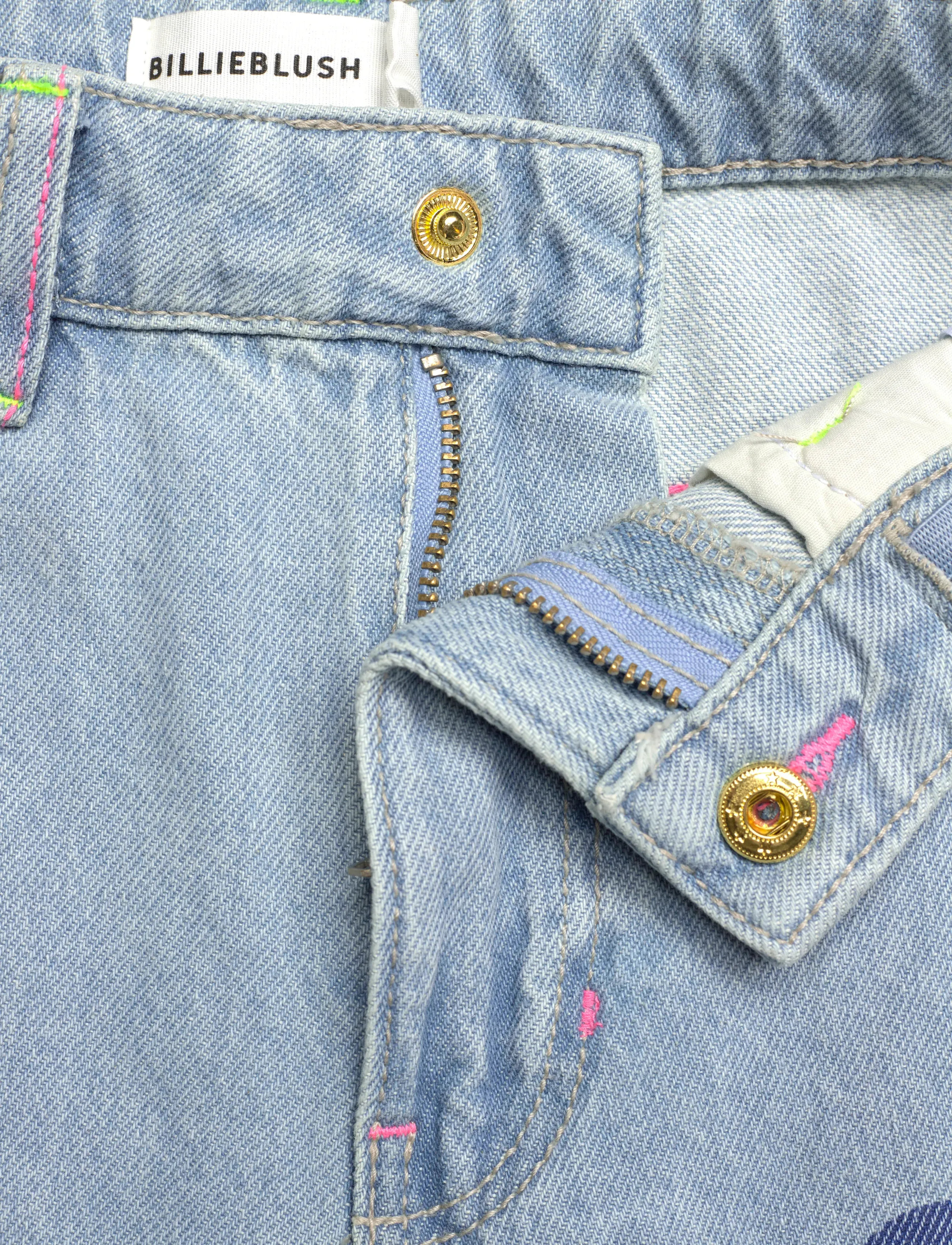 Billieblush - DENIM TROUSERS - brede jeans - double stone+bleach - 3