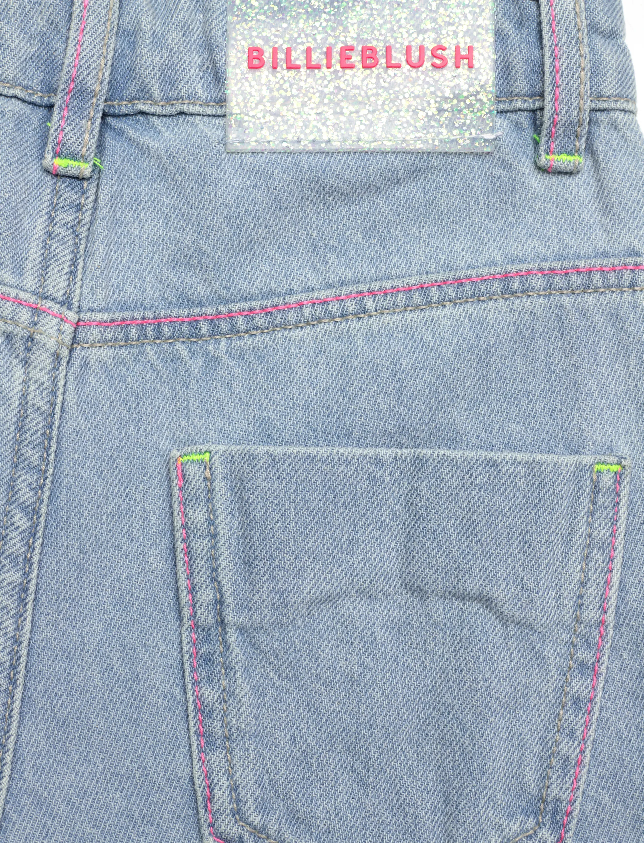 Billieblush - DENIM TROUSERS - brede jeans - double stone+bleach - 4