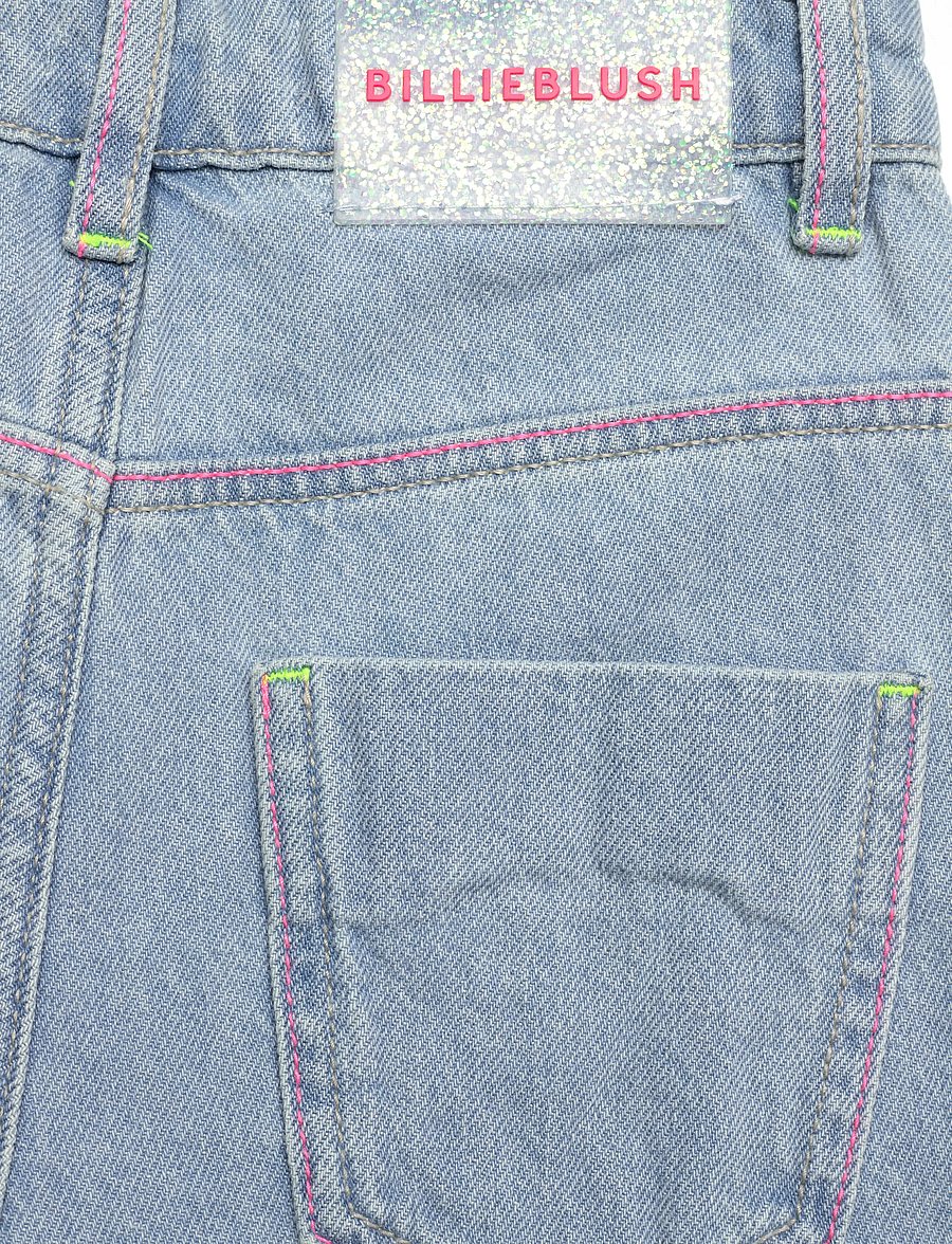 Billieblush - DENIM TROUSERS - hosen mit weitem bein - double stone+bleach - 4