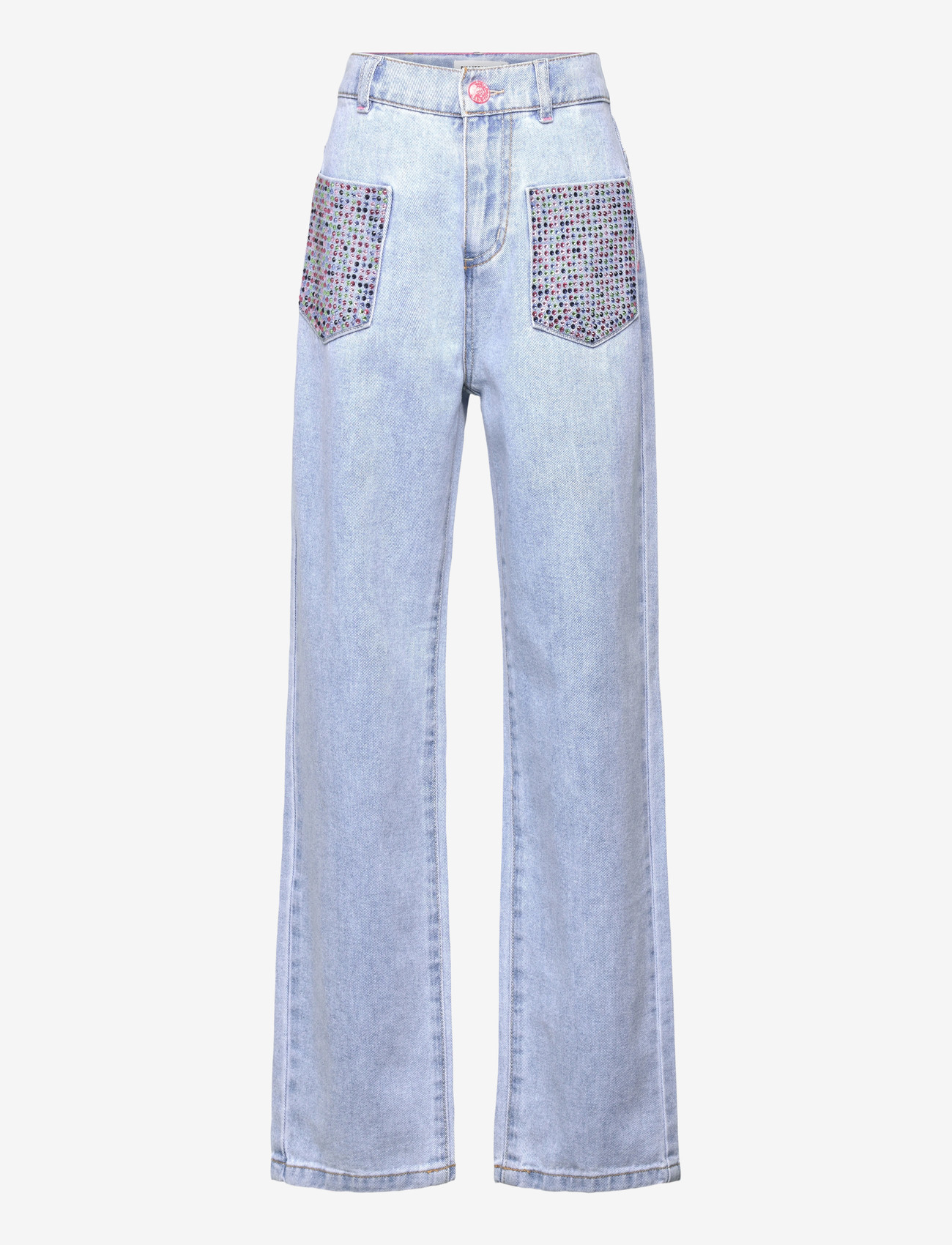 Billieblush - DENIM TROUSERS - regular jeans - double stone+bleach - 0