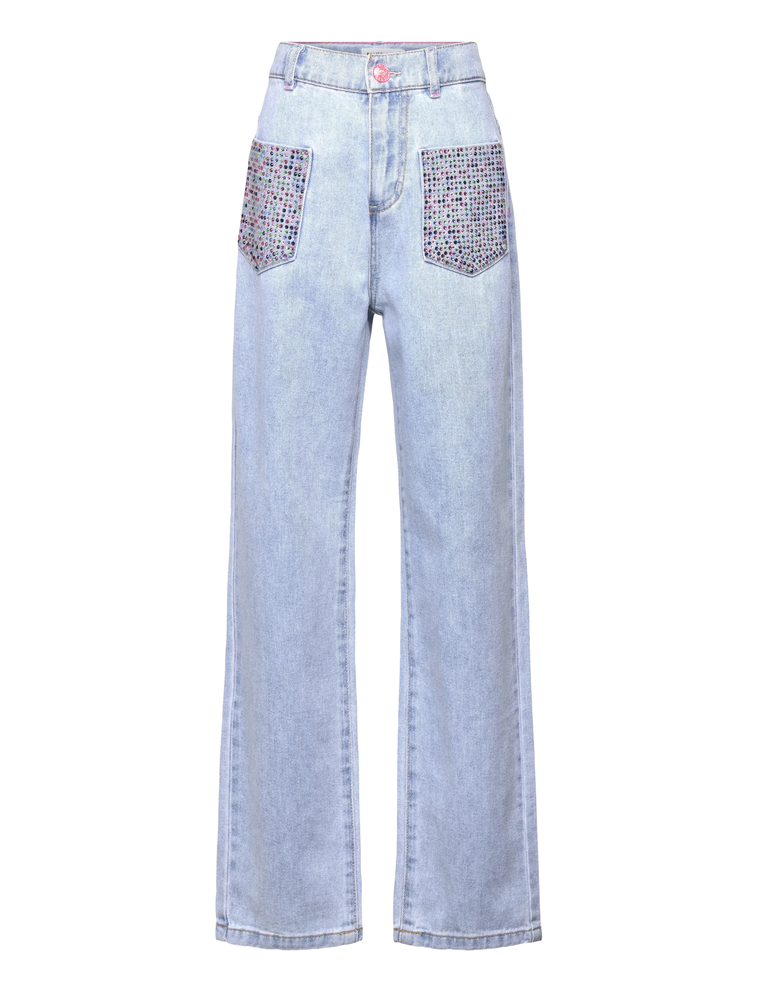 Billieblush DENIM TROUSERS - Lapsed 98–134 - DOUBLE STONE+BLEACH / blue