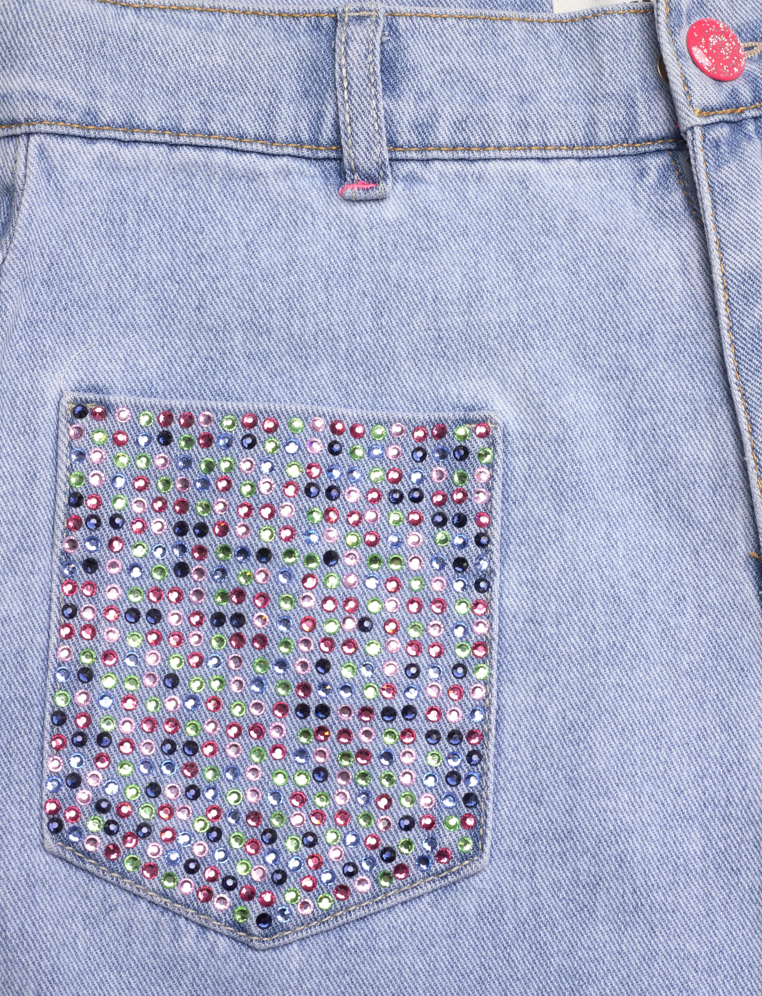 Billieblush - DENIM TROUSERS - Įprasto kirpimo džinsai - double stone+bleach - 2