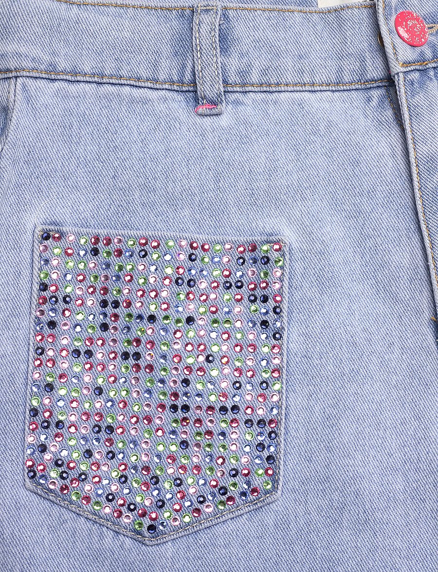 Billieblush - DENIM TROUSERS - Įprasto kirpimo džinsai - double stone+bleach - 2