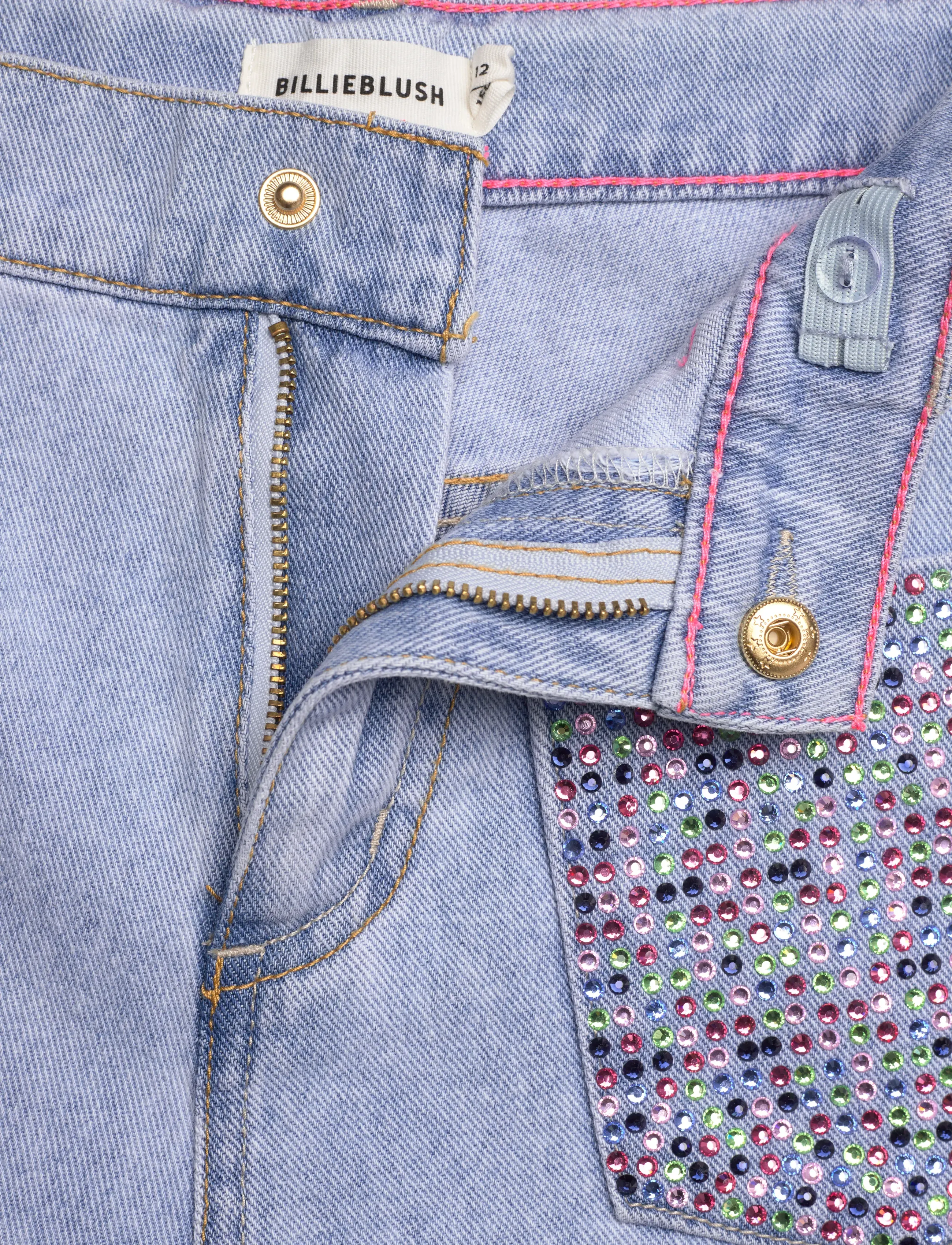 Billieblush - DENIM TROUSERS - Įprasto kirpimo džinsai - double stone+bleach - 3