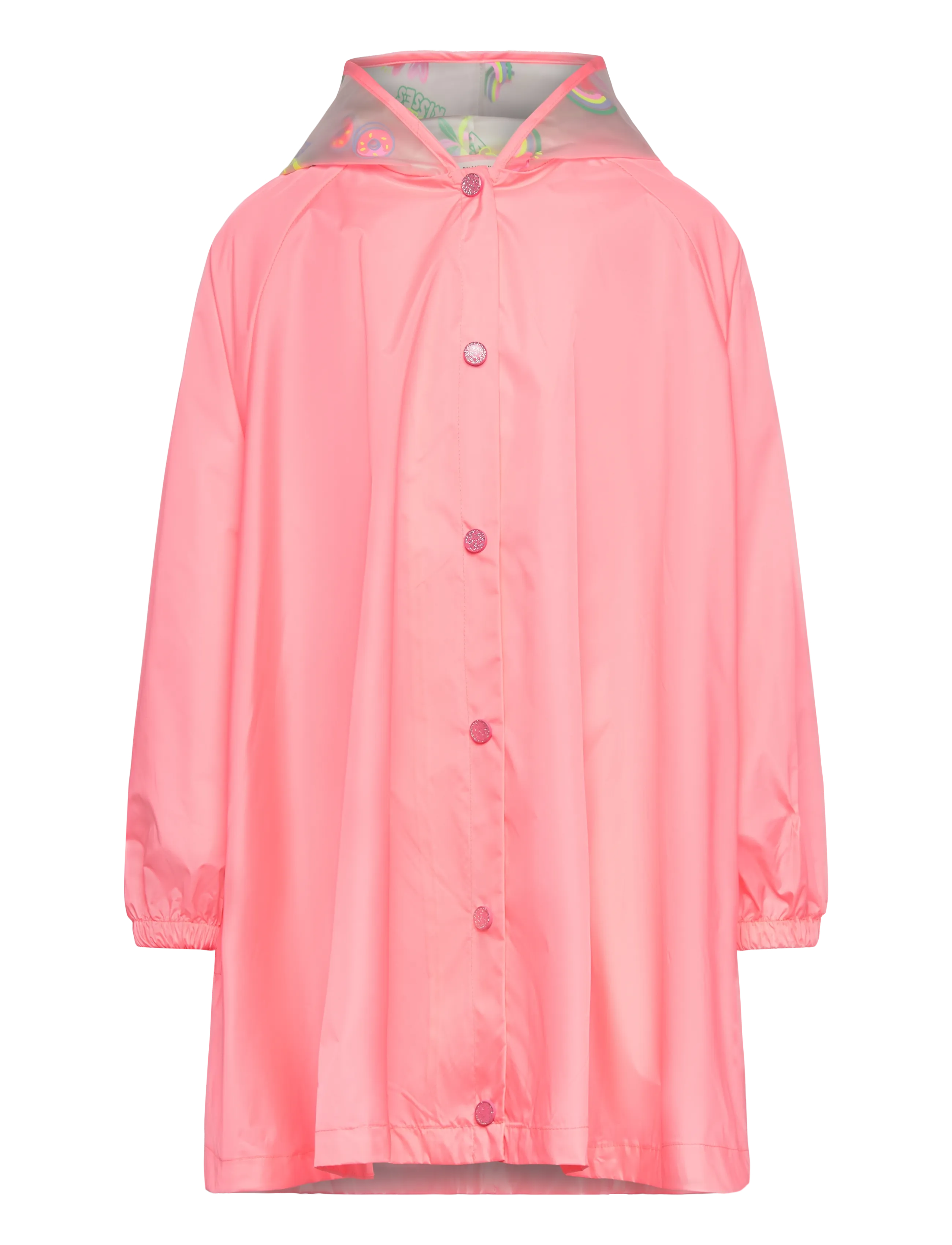 Billieblush Hooded Windbreaker, 140, Pink, Regntøj > Jakker, Børn