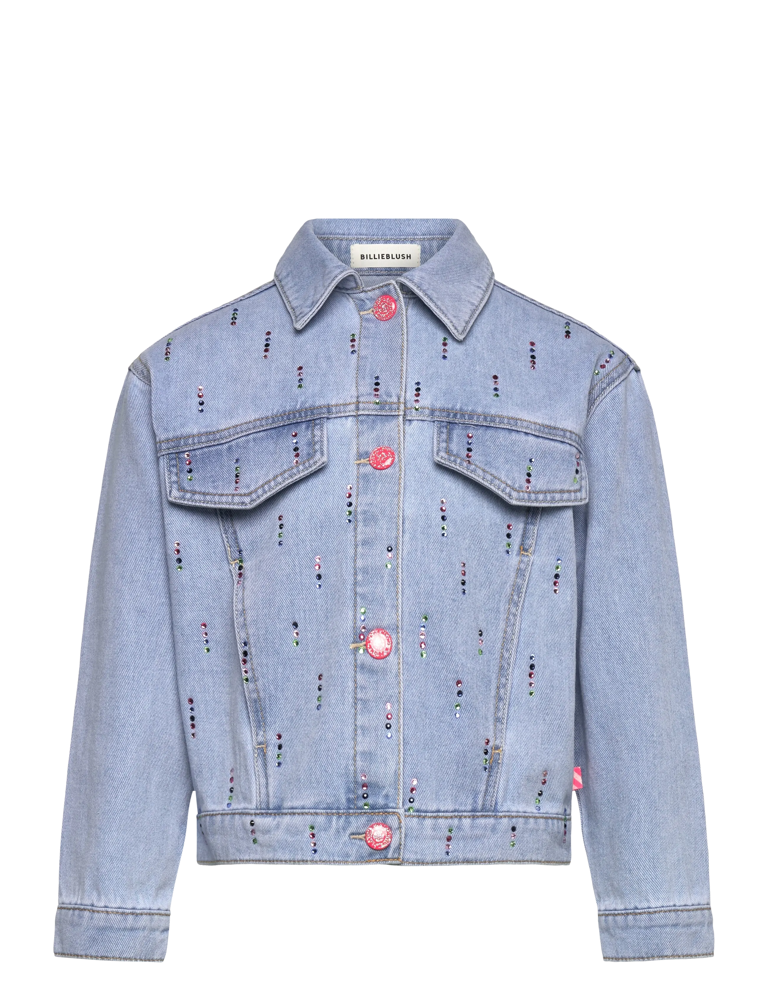 Billieblush Denim Jacket, 150, Blue, Jakker Og Frakker > Denim Og Fløjl, Børn