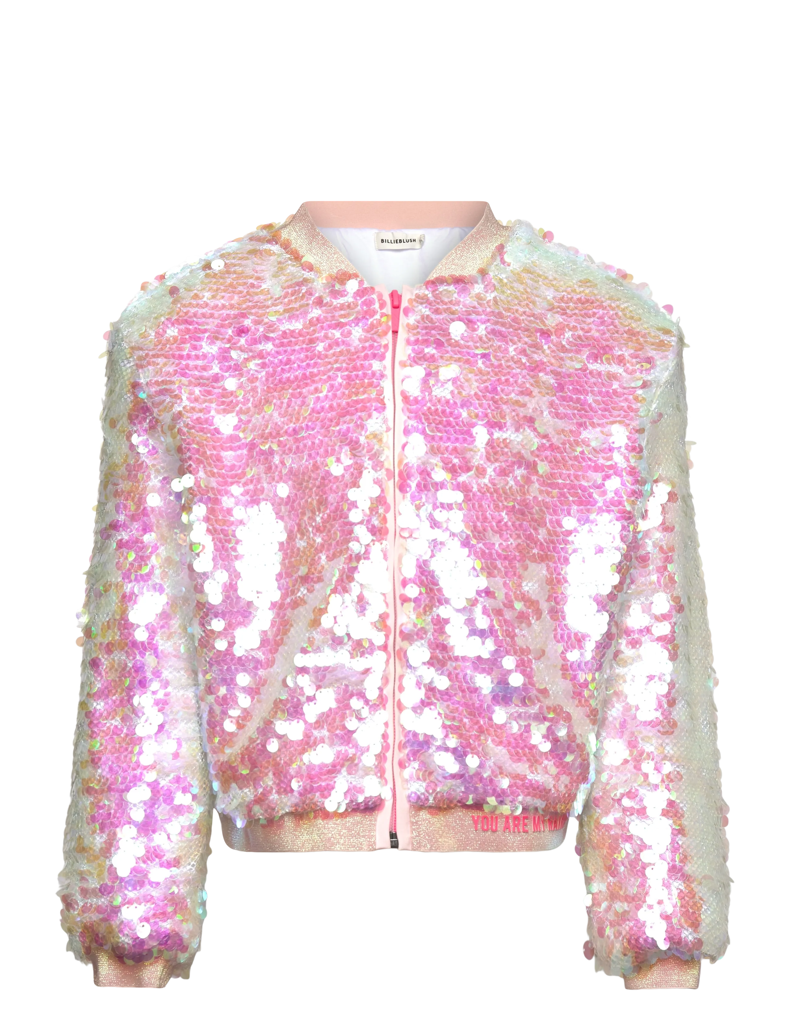 Billieblush JACKET - Bomberjakker - WHITE / pink/rose