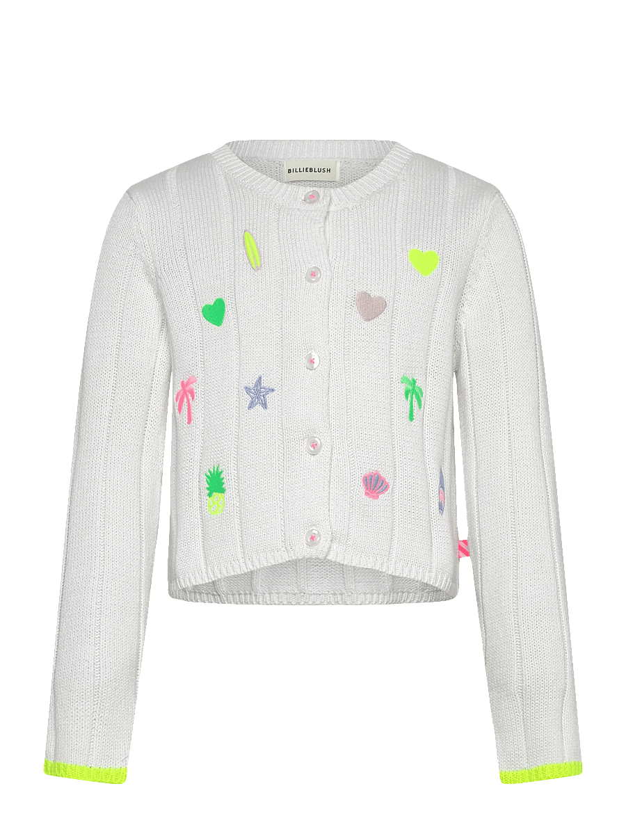 Billieblush - KNITTED CARDIGAN - cardigans - white - 0