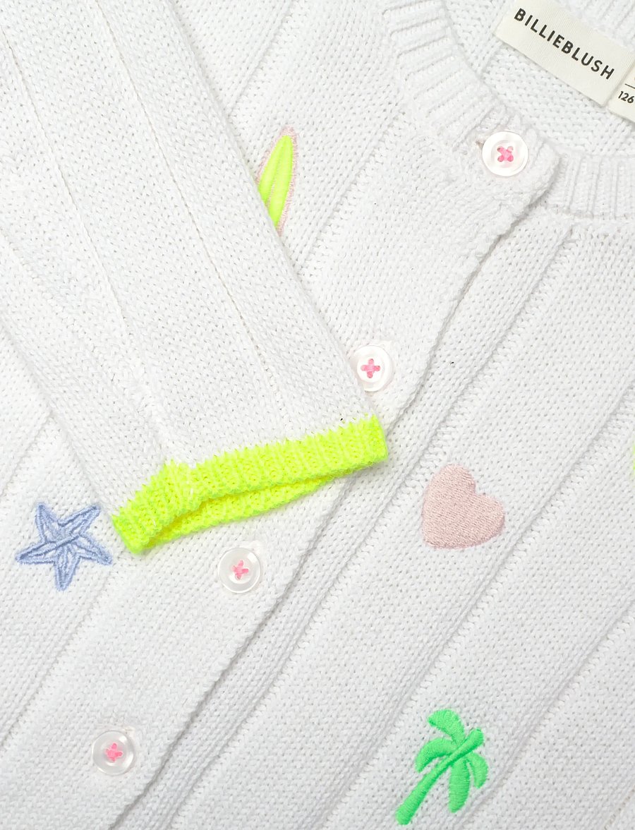 Billieblush - KNITTED CARDIGAN - cardigans - white - 2