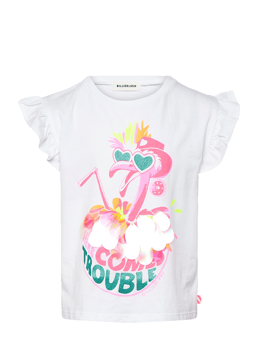 Billieblush - SHORT SLEEVES TEE-SHIRT - kurzärmelige - white - 0