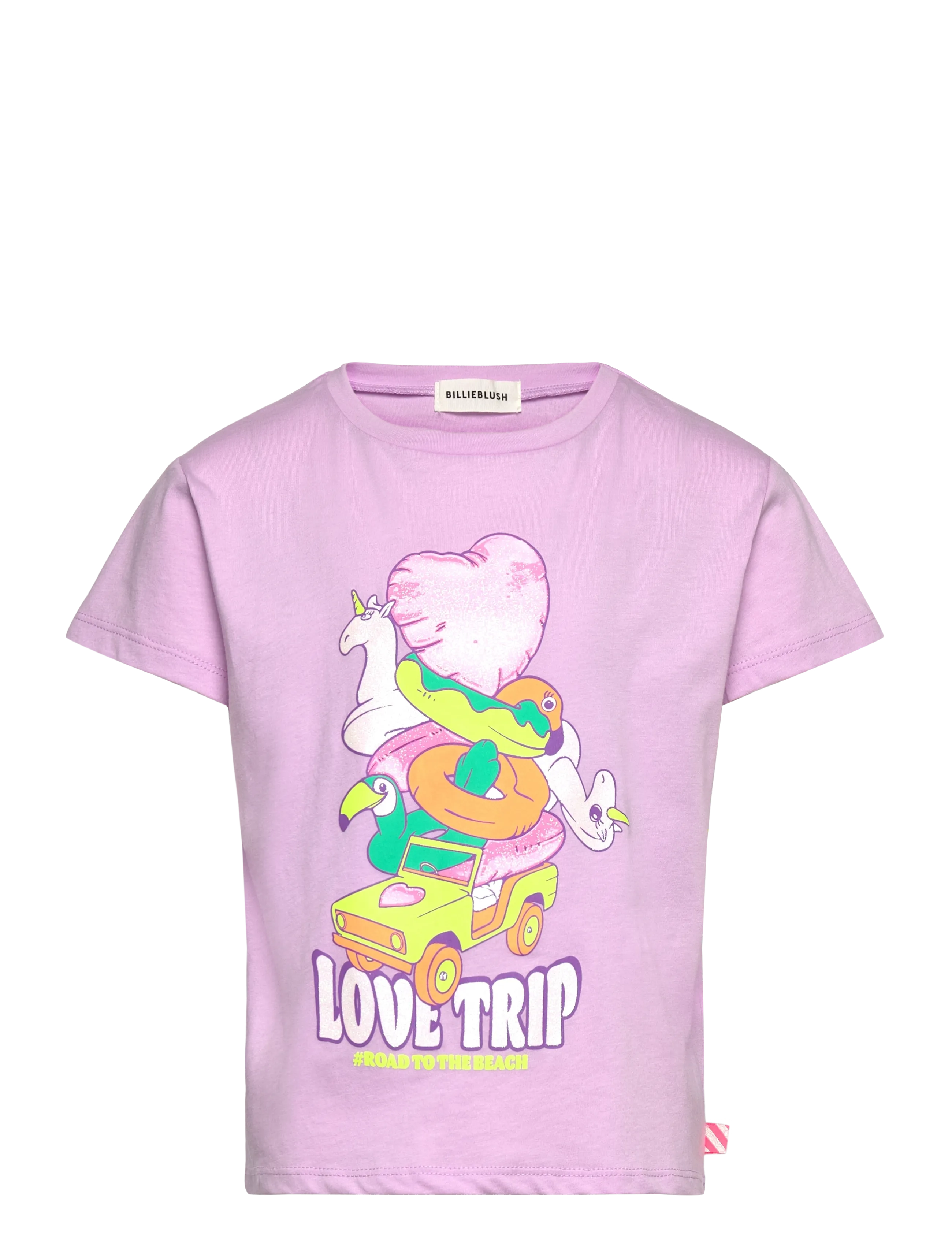 Billieblush Short Sleeves Tee-Shirt, 104, Purple, T-Shirts > Kortærmede, Børn