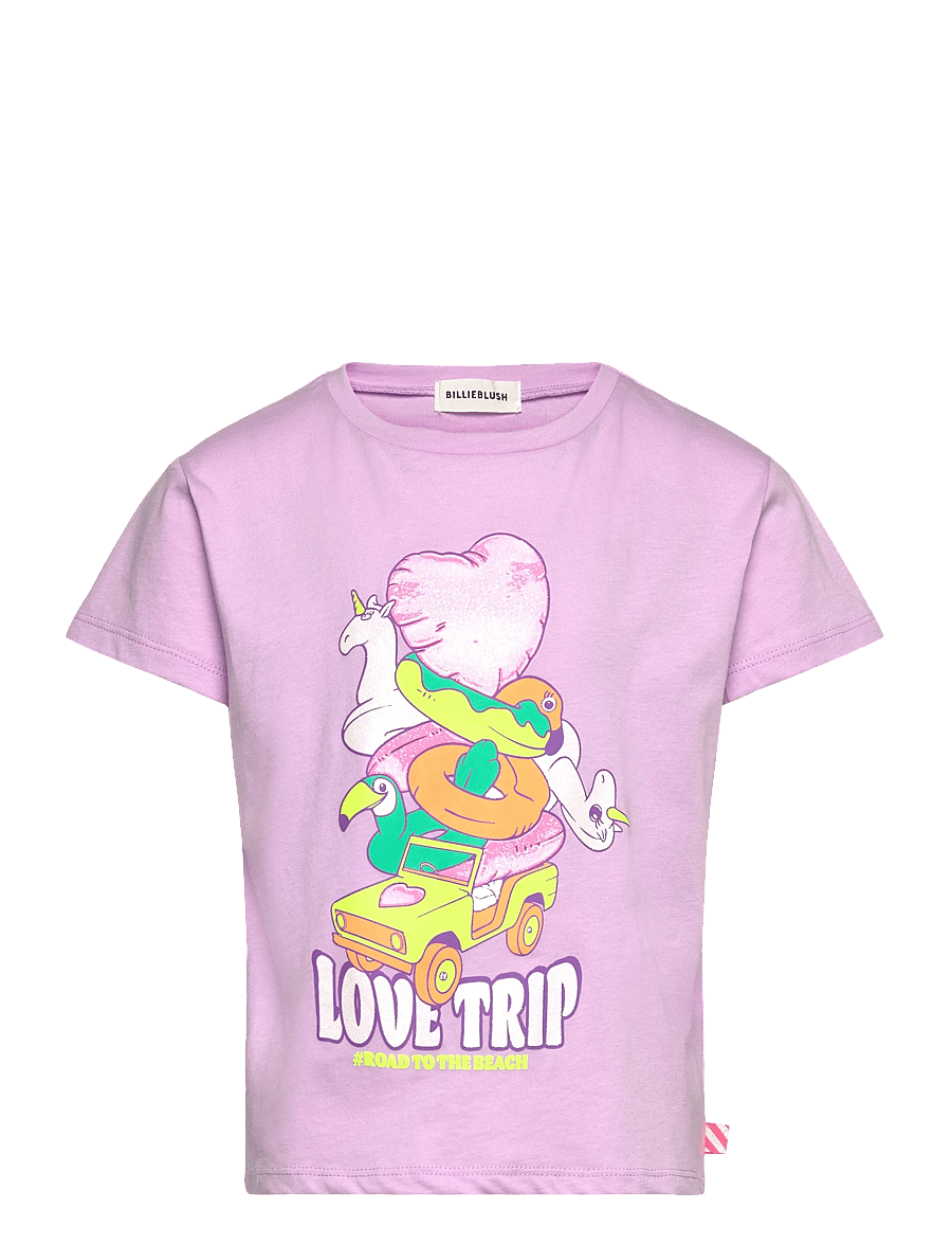 Billieblush - SHORT SLEEVES TEE-SHIRT - kurzärmelige - lilac - 0