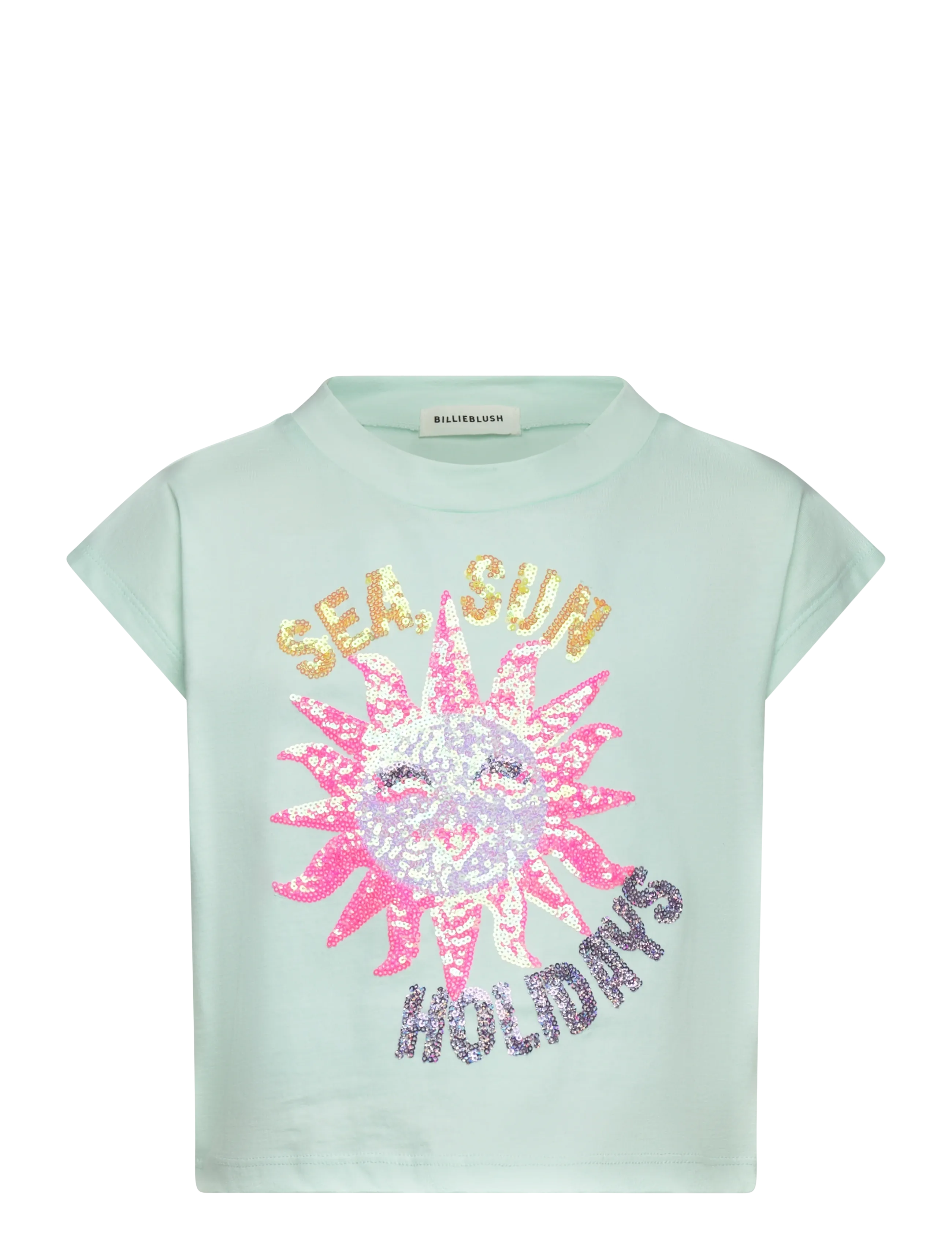 Billieblush Short Sleeves Tee-Shirt, 116, Green, T-Shirts > Kortærmede, Børn