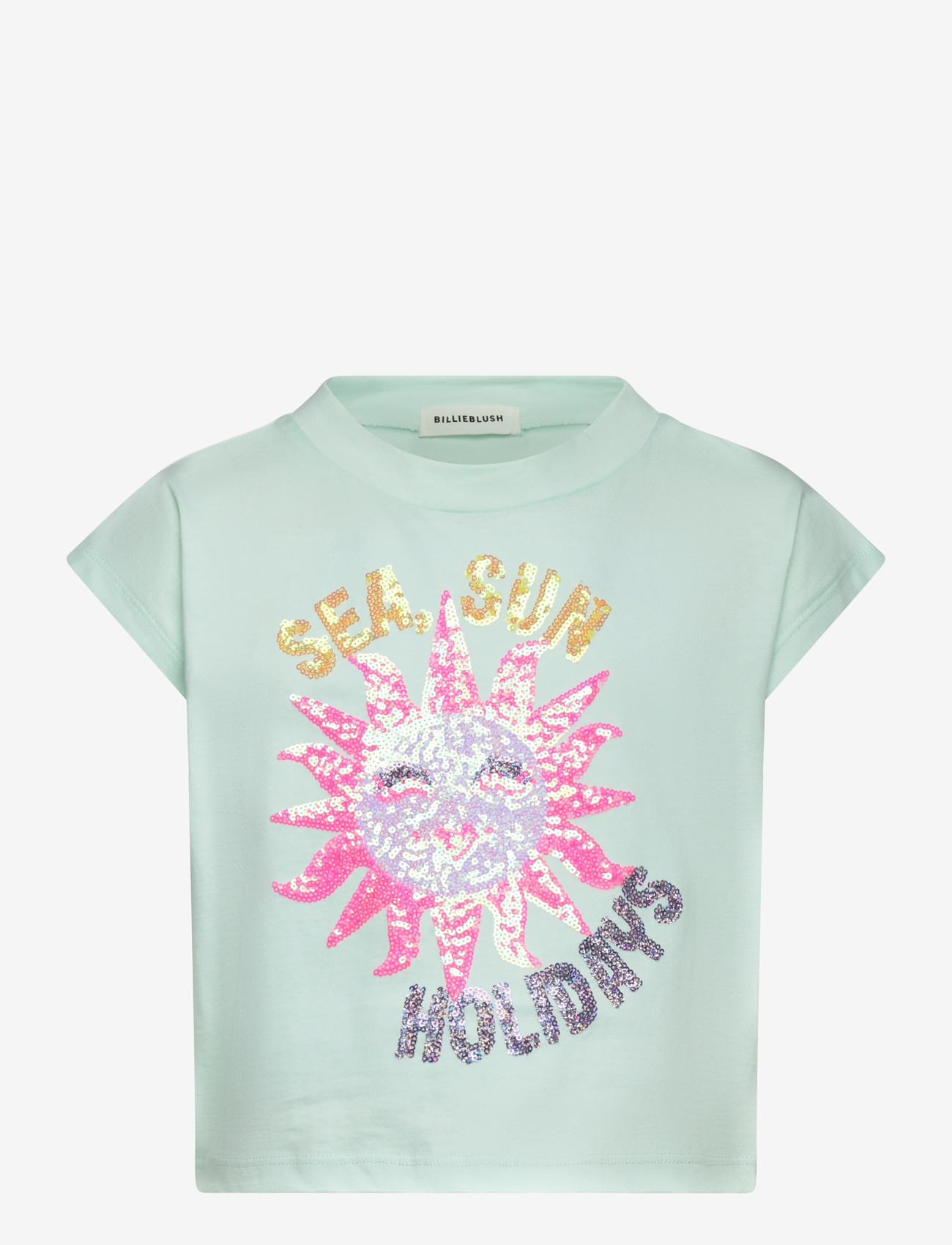 Billieblush - SHORT SLEEVES TEE-SHIRT - short-sleeved t-shirts - sea-green - 0