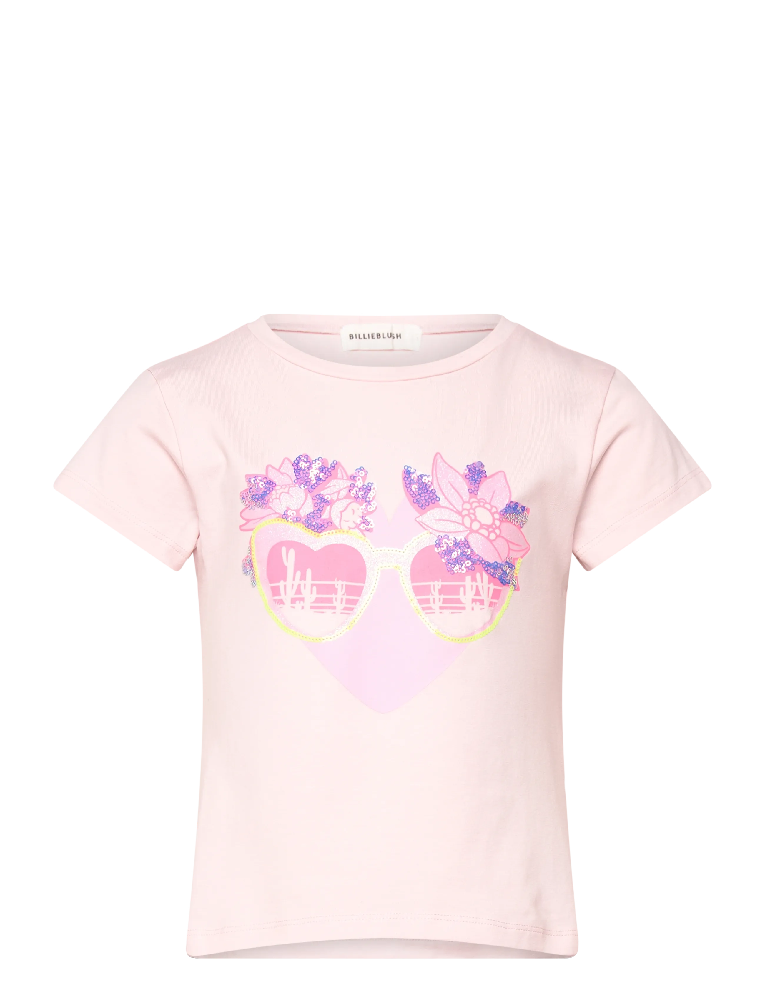 Billieblush Short Sleeves Tee-Shirt, 116, T-shirts, Rosa - Short-sleeved, Kinder