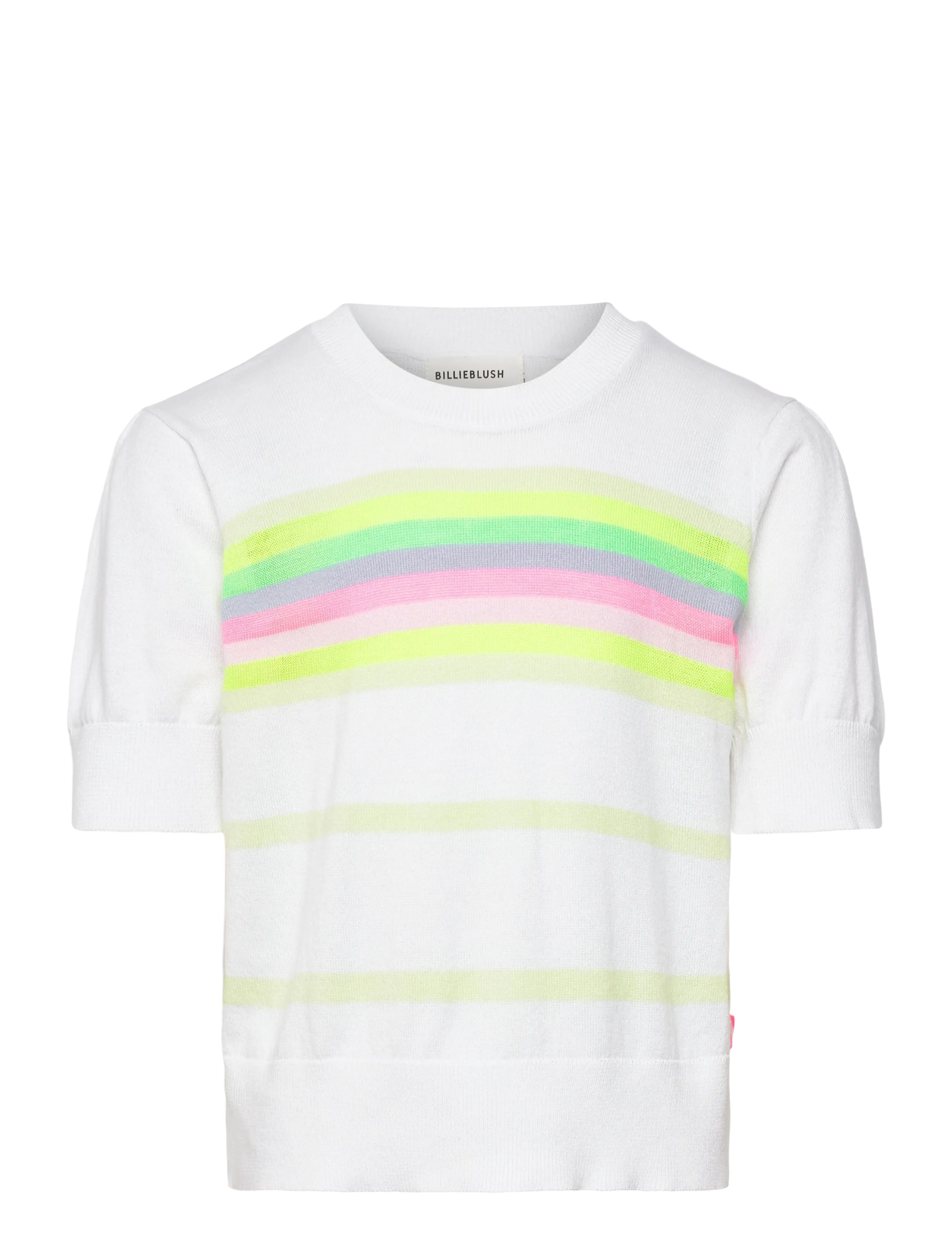 Billieblush Short Sleeves Sweater,Jumper, 128, White, Strik > Pullovere, Børn