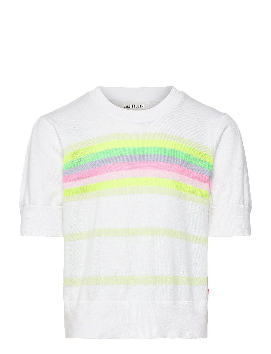 Billieblush - SHORT SLEEVES SWEATER,JUMPER - pullover - white - 0